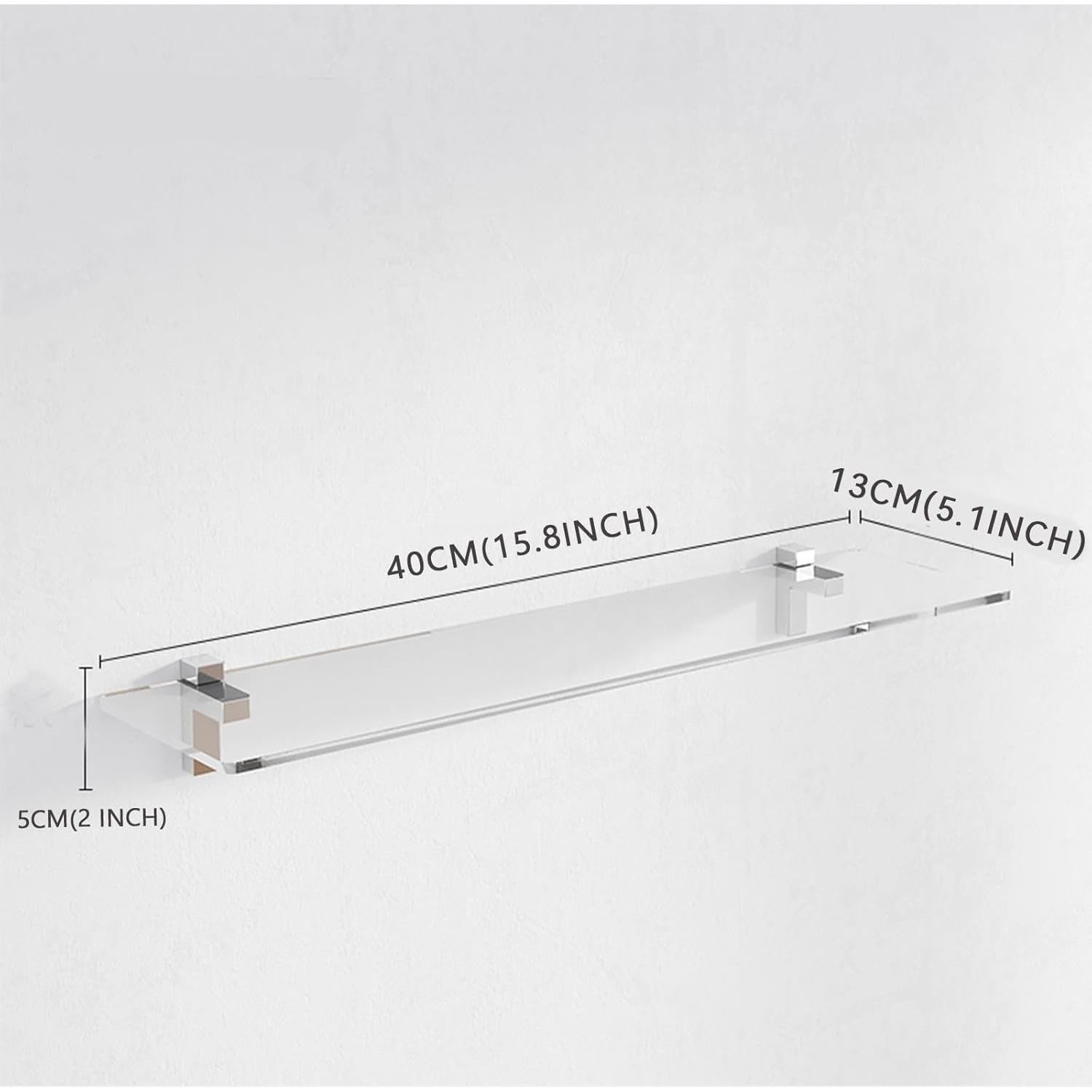 Estante Flotante Acrílico MEISHIDA 15.7" Juego de 4