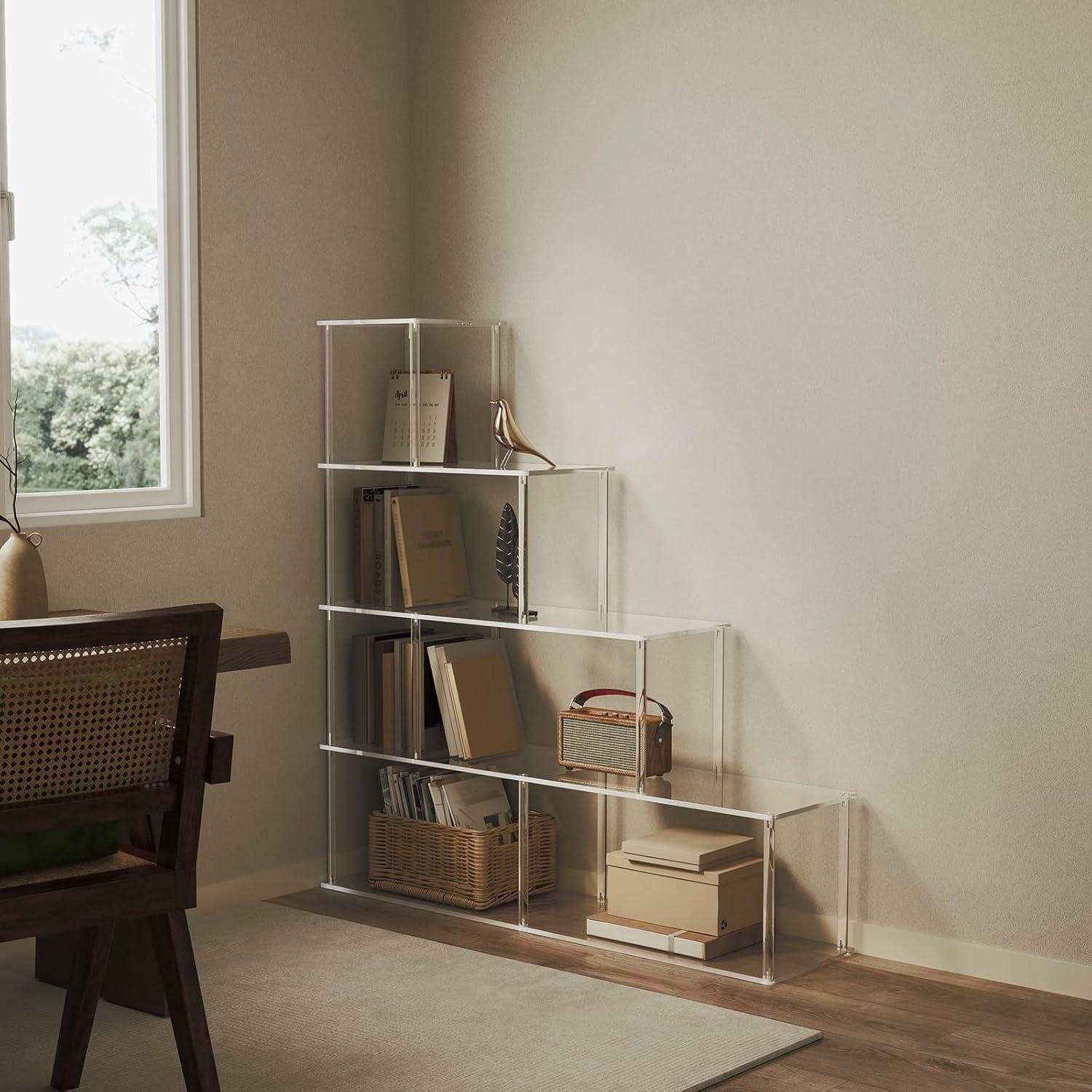 Estantería Acrílica 5 Niveles CRTERICX 120x125 cm Transparente