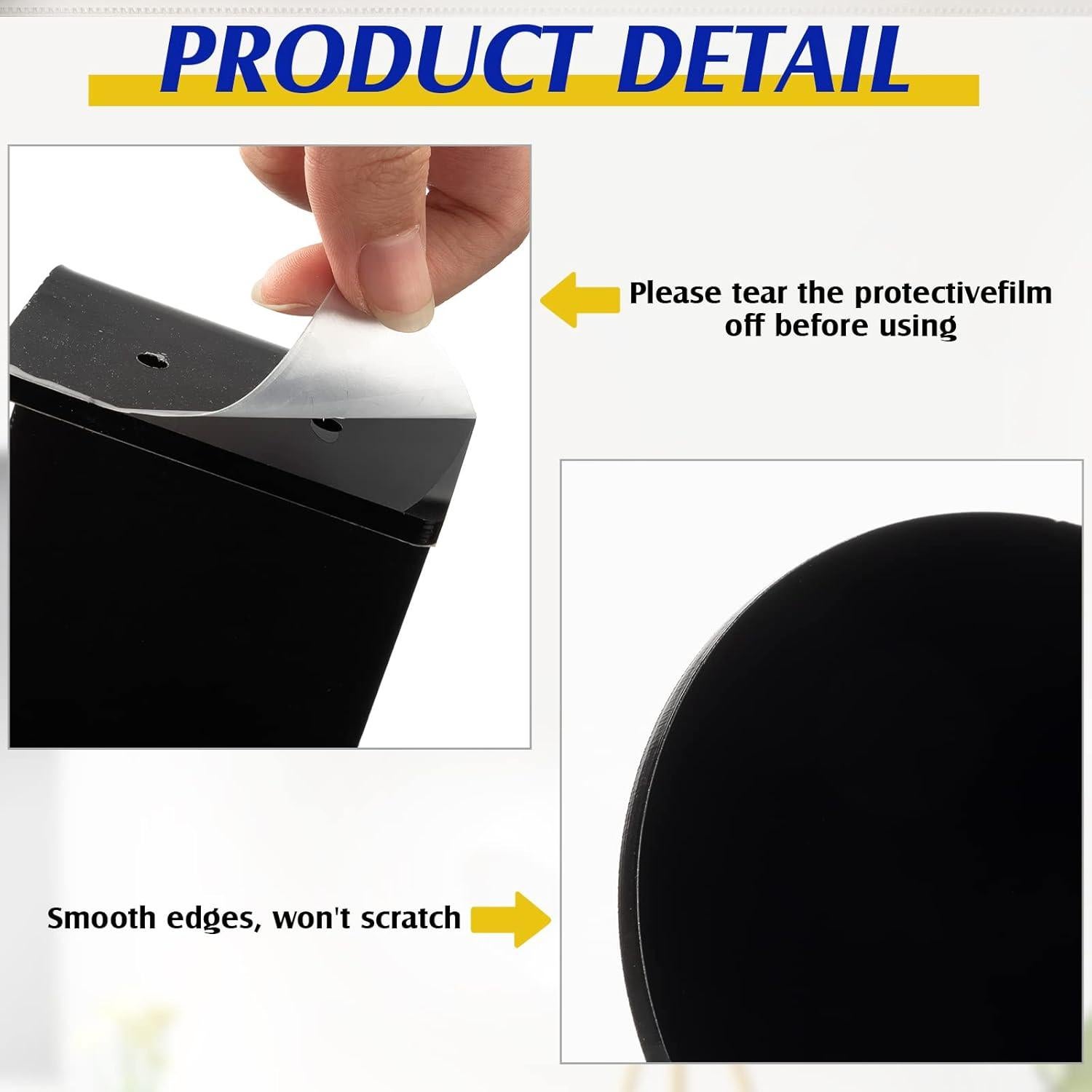 Estante de Pared para Zapatos Treela 20 Piezas Negro 20.3x7.6cm