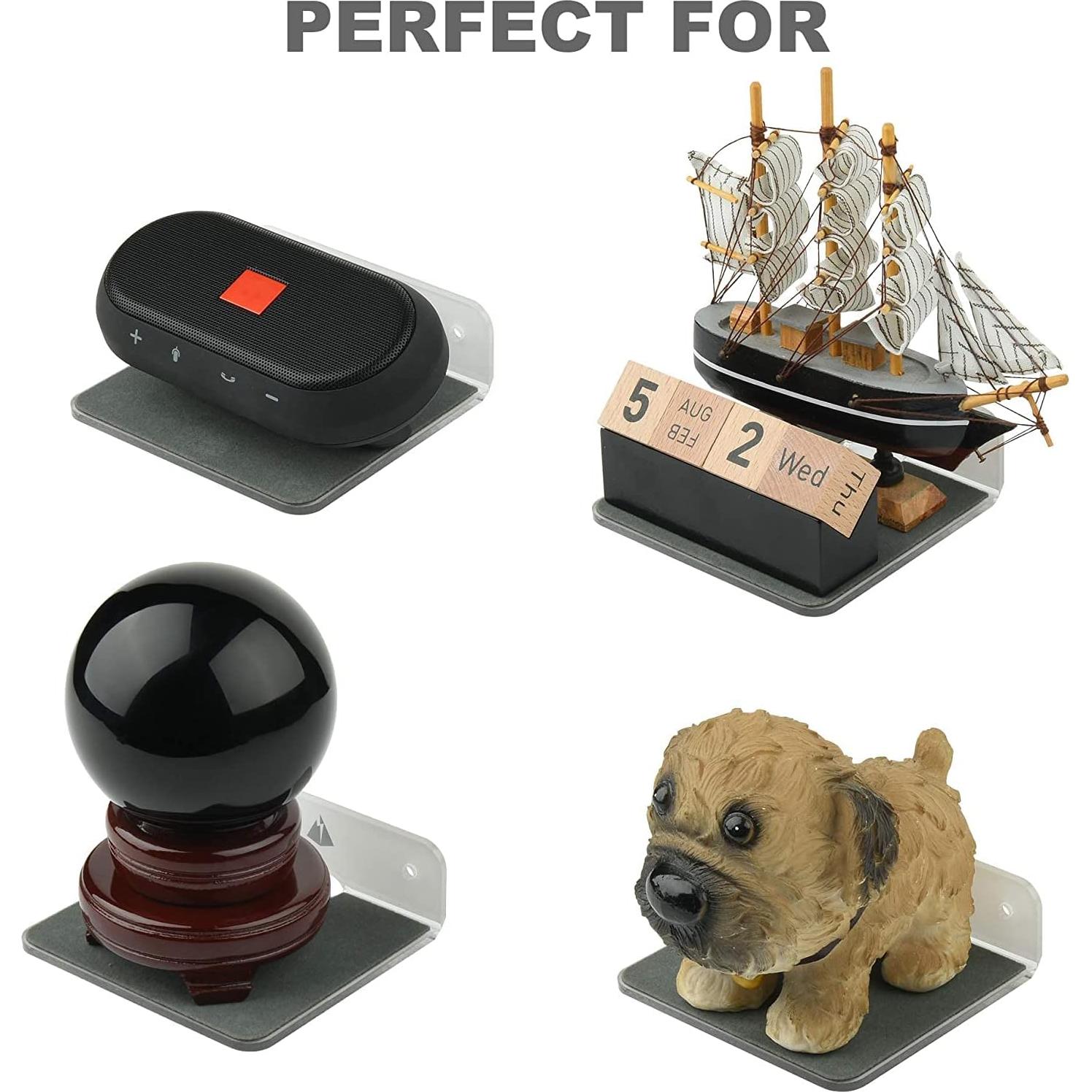 Estante Flotante TXEsign para Altavoces Pequeños - Acrílico Blanco