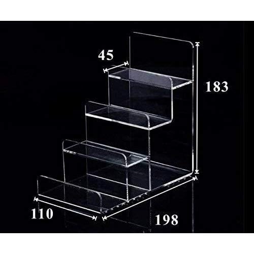 Soporte de exhibición de billetera acrílico RY DISPLAY 2 piezas 4 niveles