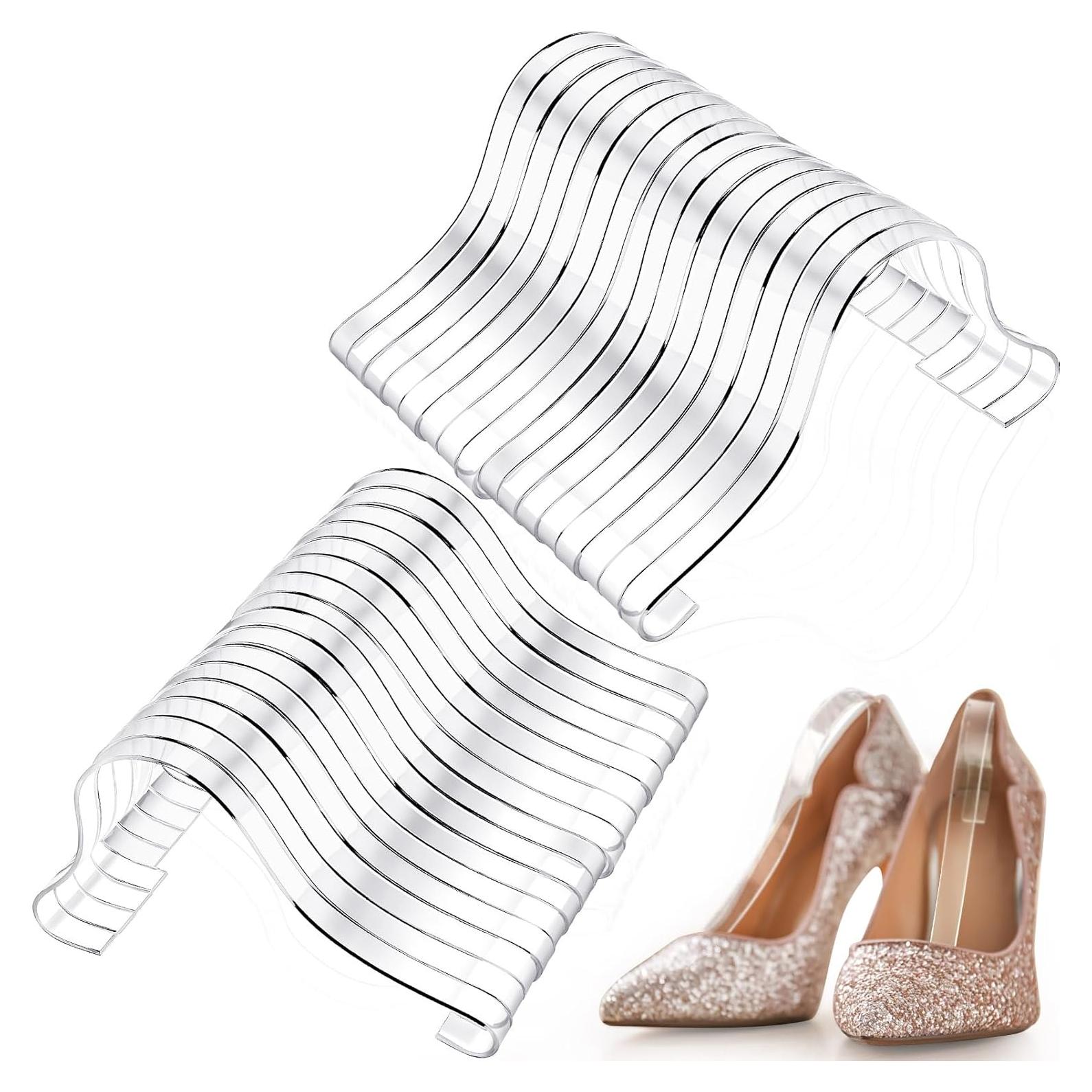 Soporte de Exhibición de Zapatos Patelai 30 Pcs Acrílico 22x12cm