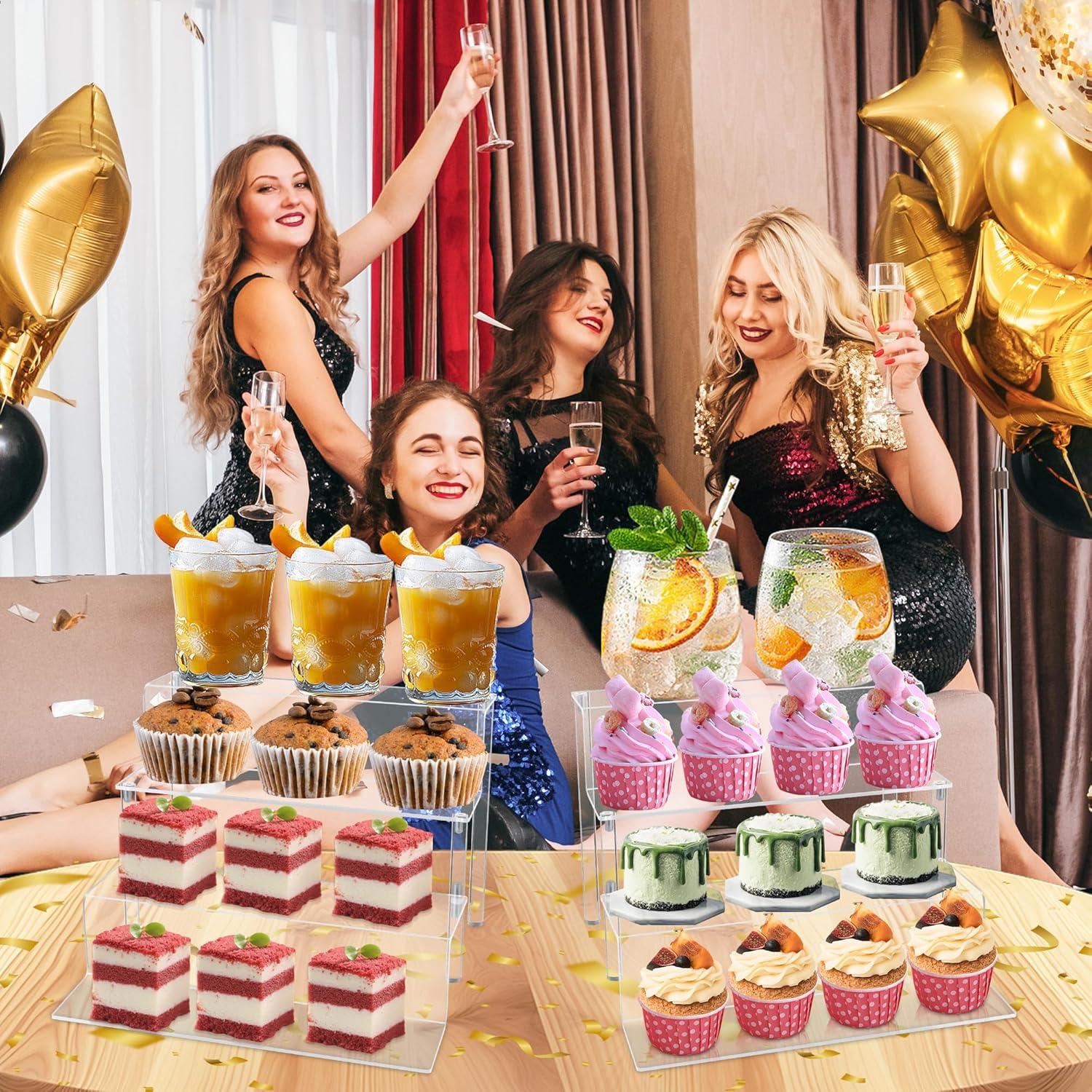 Organizador Acrílico 4 Niveles para Perfumes y Figuras Pop