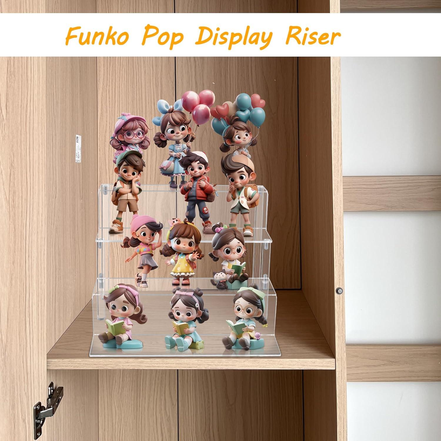 Organizador Acrílico 4 Niveles para Perfumes y Figuras Pop