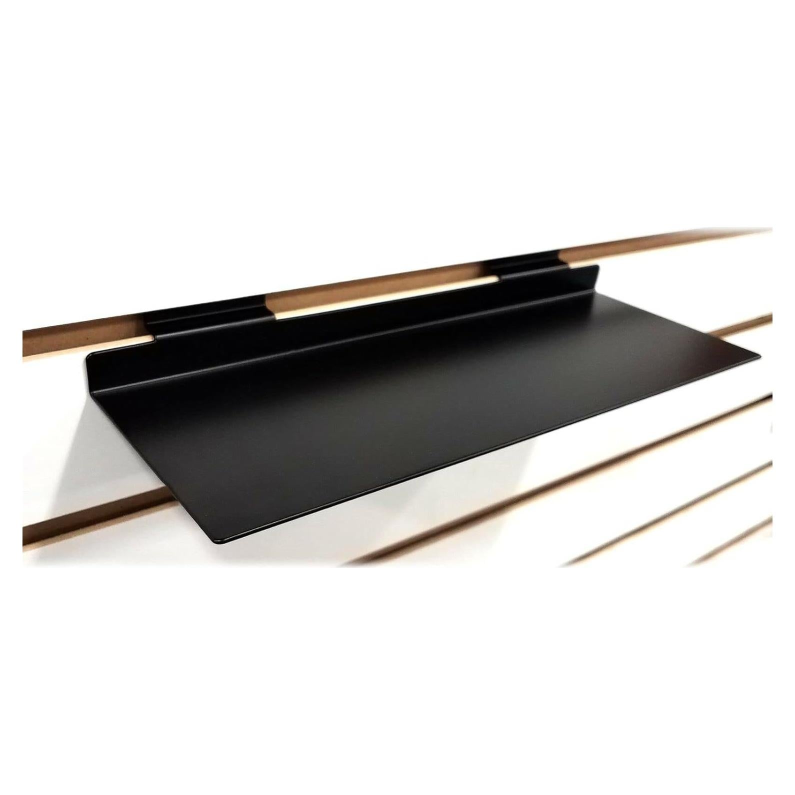 Estante de Exhibición de Metal Negro STORE FIXTURES DIRECT 10x28 cm - 2 Paquete