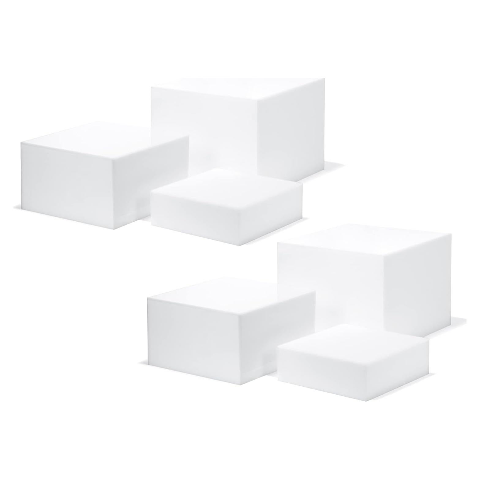 Conjunto de 3 Soportes Acrílicos Blancos Red Co. - 2 Paquetes