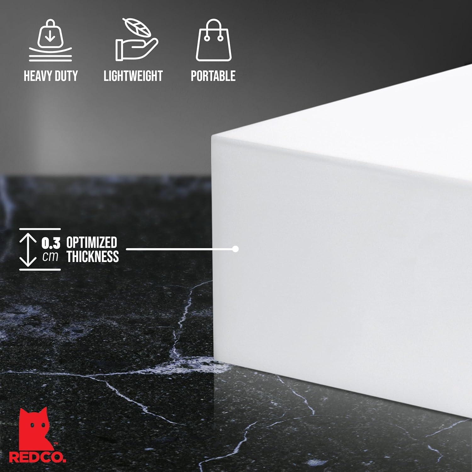 Conjunto de 3 Soportes Acrílicos Blancos Red Co. - 2 Paquetes