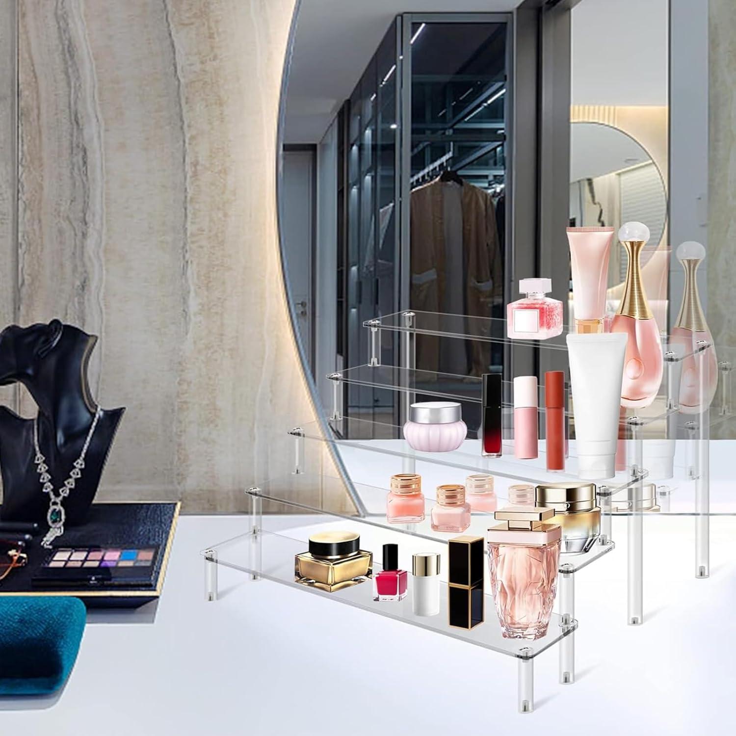 Soporte Acrílico de Exhibición 5 Niveles para Cupcakes y Perfumes