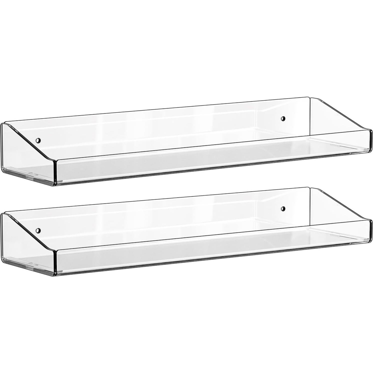 Estantes Flotantes de Acrílico Taoxiwave - 2PCS para Baño y Cocina