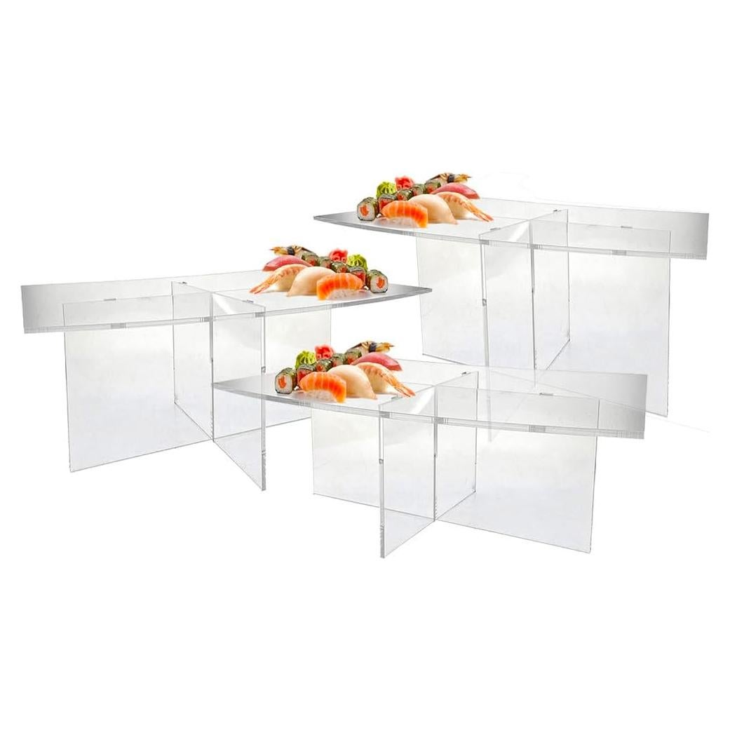 Soporte de Exhibición Acrílico OnDisplay - Juego de 3 Niveles