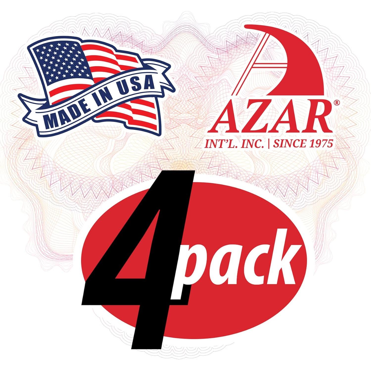 Estante Acrílico Transparente Azar Displays 24x8 cm - Paquete de 4