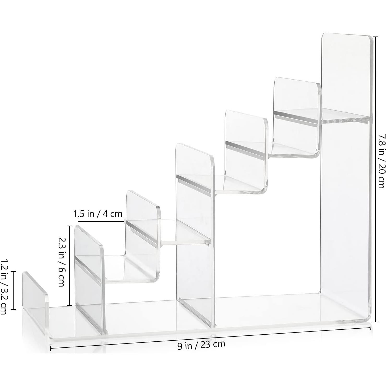 Soporte de Exhibición de Acrílico DOITOOL 6 Niveles 20x10x23cm
