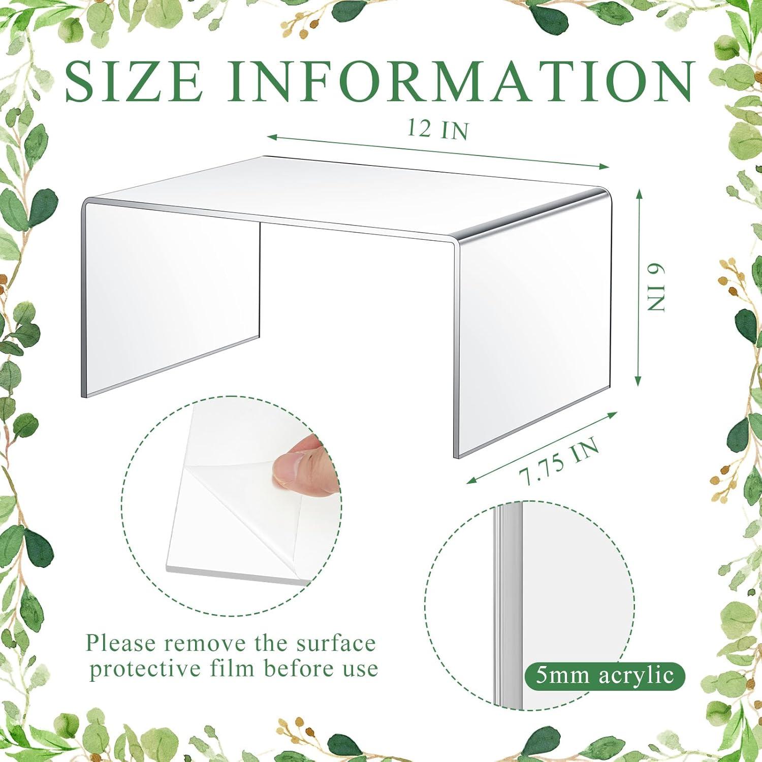 Soportes de Exhibición Acrílicos RattanView 30.48 cm 2 Pcs