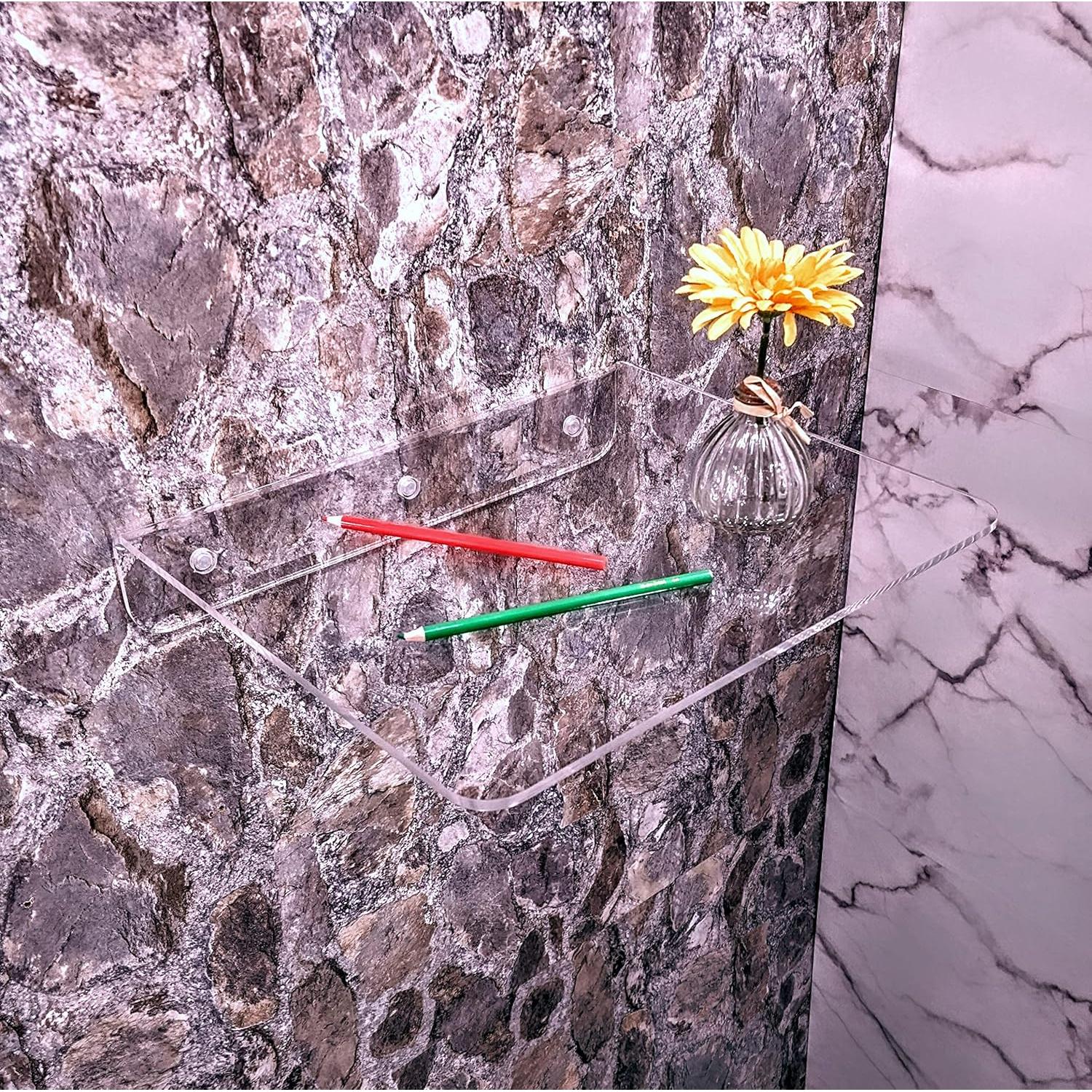 Estante Flotante Acrílico Xform3 121.92 cm Personalizable