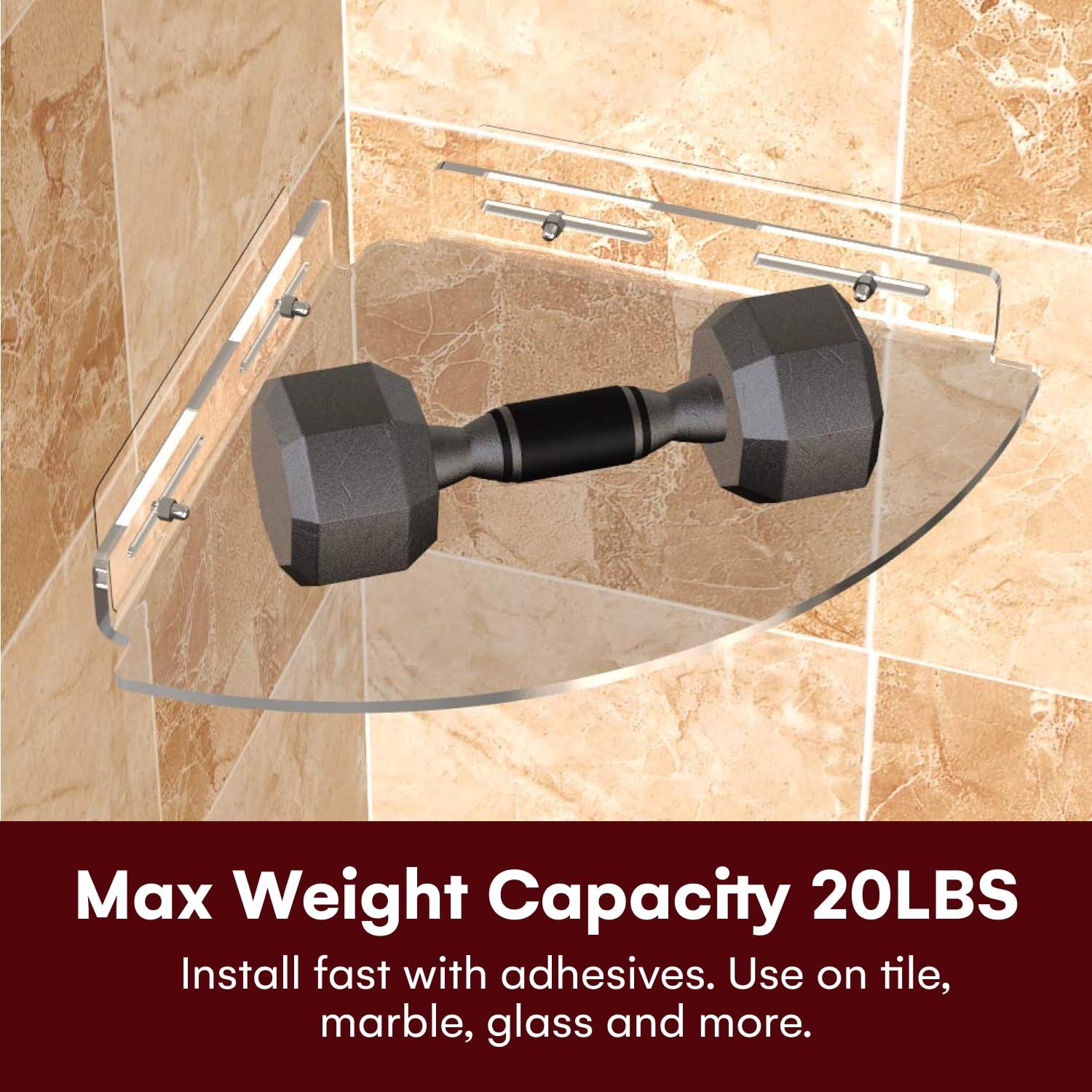 Juego de 2 Estantes de Ducha Vdomus - Organizador Acrílico Adhesivo