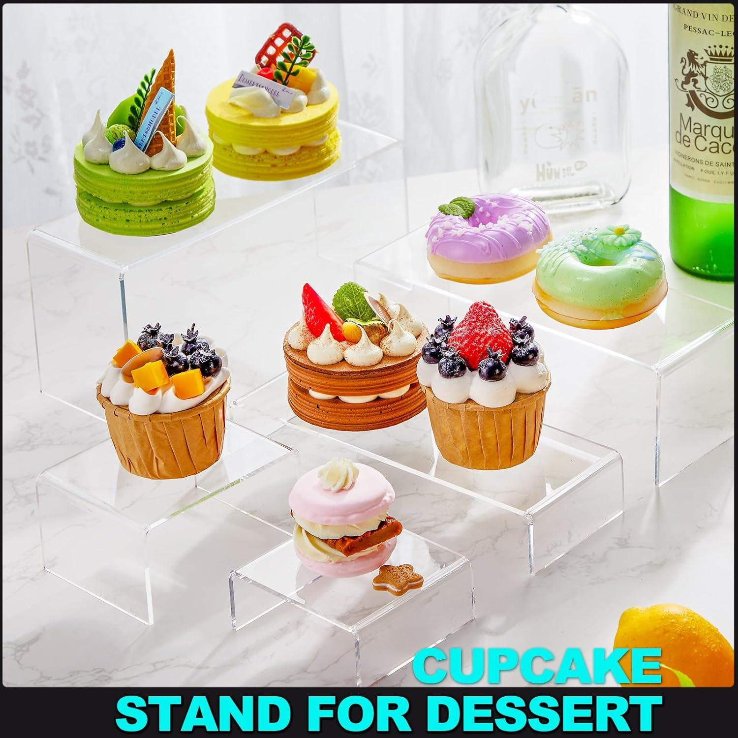 Soportes Acrílicos Sintuff 12 Pcs para Exhibición 3 Tamaños