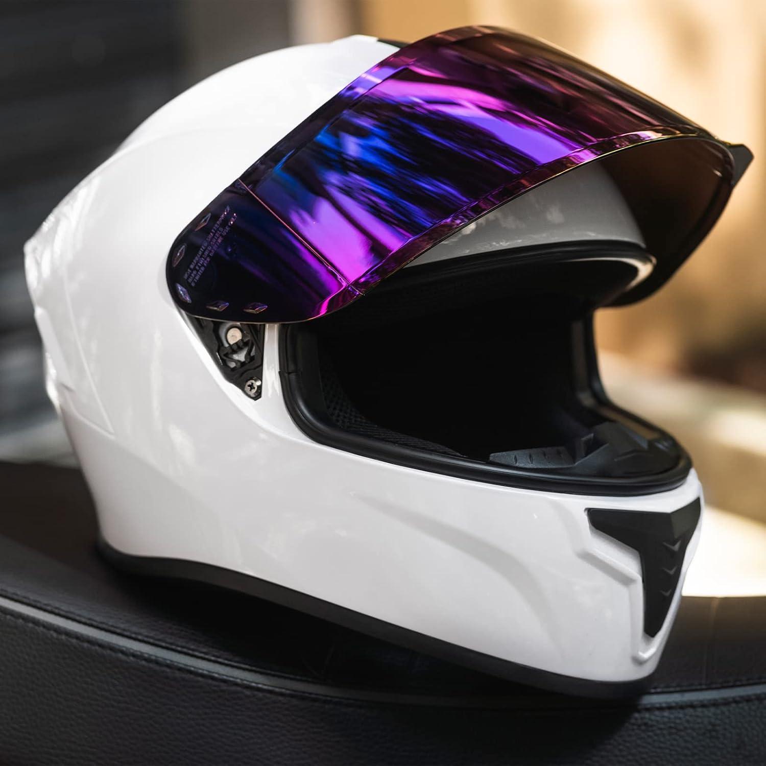 Casco Integral AUBOA MD-813 Negro Brillante Unisex