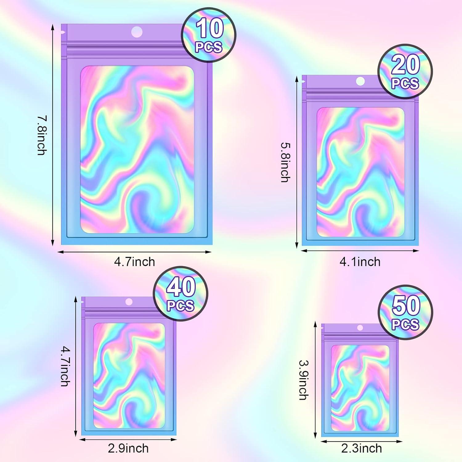 120 Bolsas Mylar Reutilizables AMCEMIC a Prueba de Olores