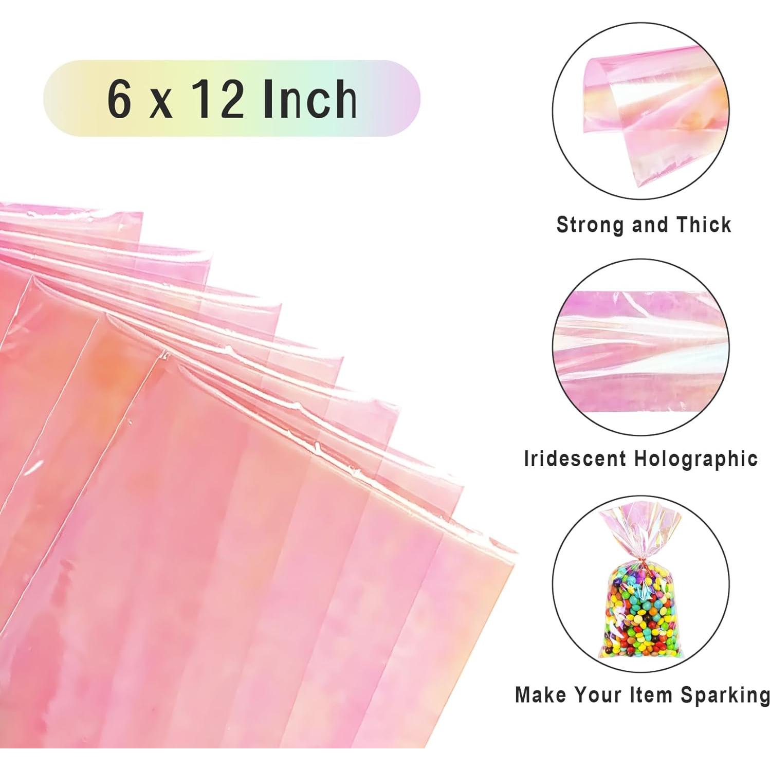 Bolsas de Celofán Holográficas Yotelab 15x30 cm - 100 Piezas
