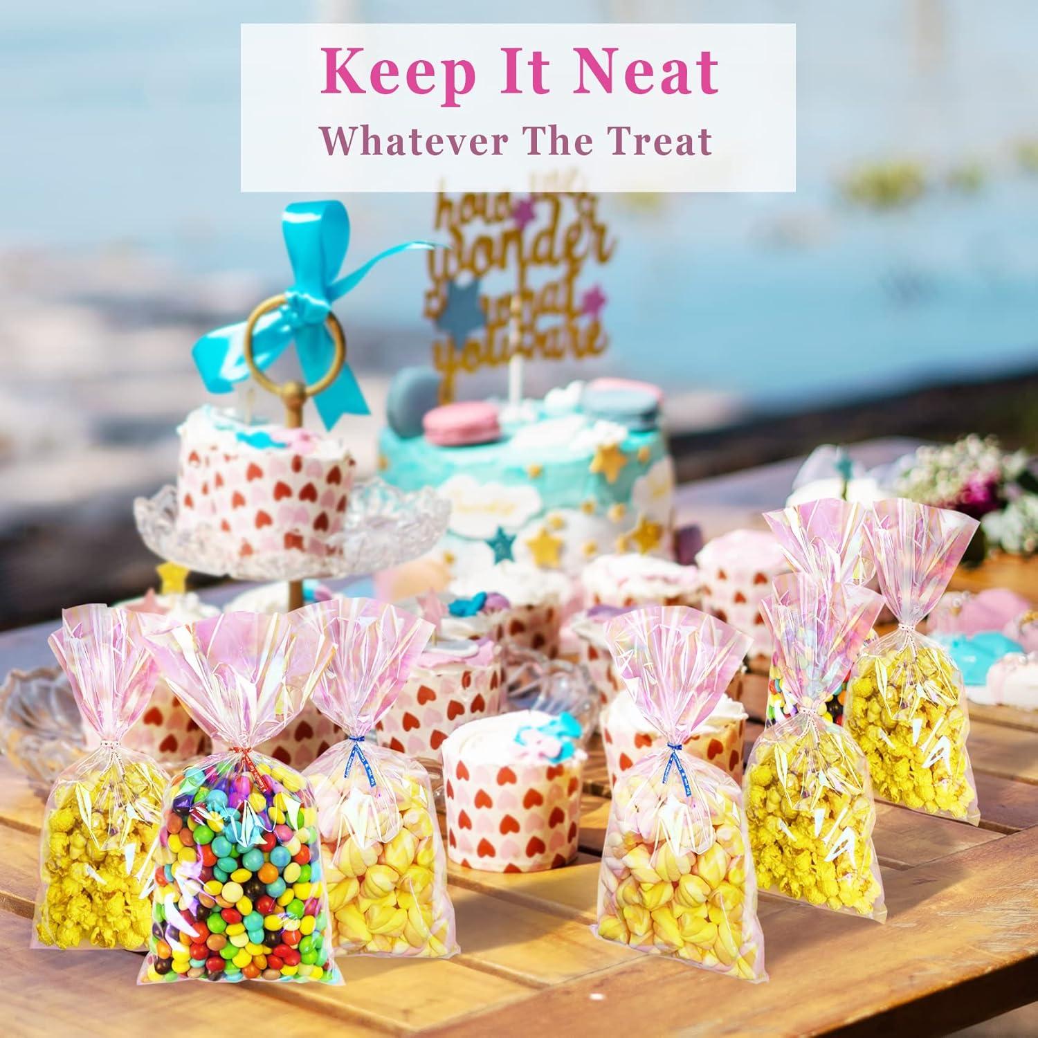 Bolsas de Celofán Holográficas Yotelab 15x30 cm - 100 Piezas