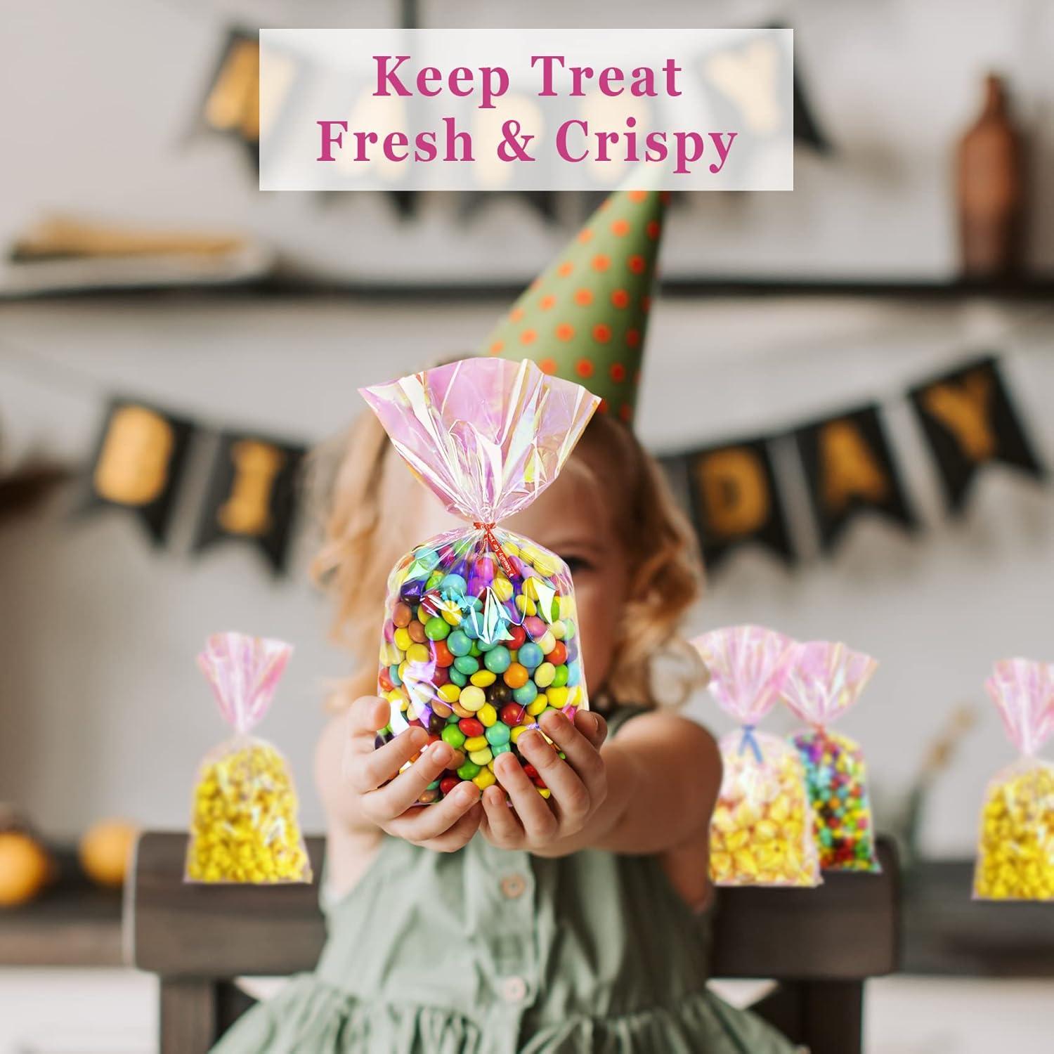 Bolsas de Celofán Holográficas Yotelab 15x30 cm - 100 Piezas