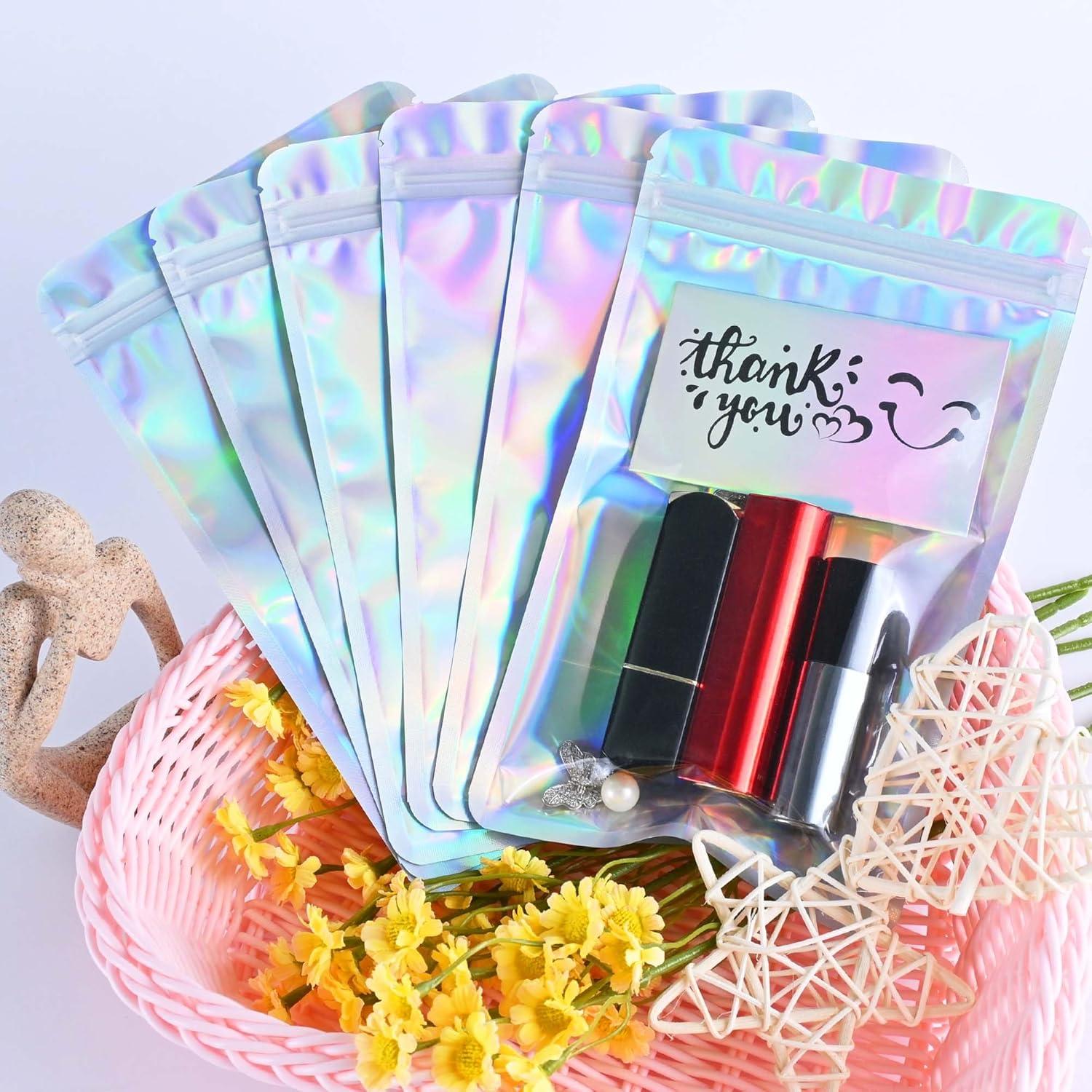 Bolsa de Mylar Reutilizable Millefiore 100 Unidades Holográfico 6.1x10.2cm