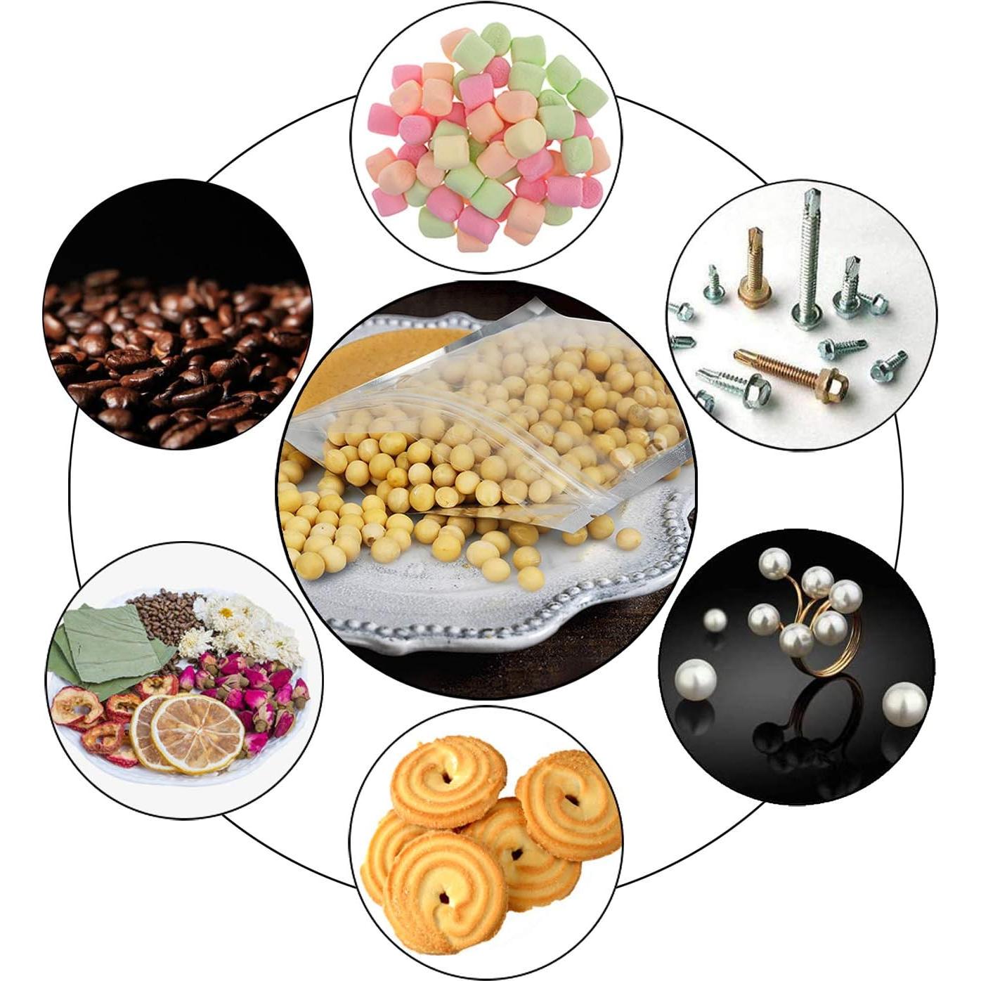 Bolsas Mylar Reutilizables MALENOO 100 Pcs 8x11 cm A Prueba de Olores