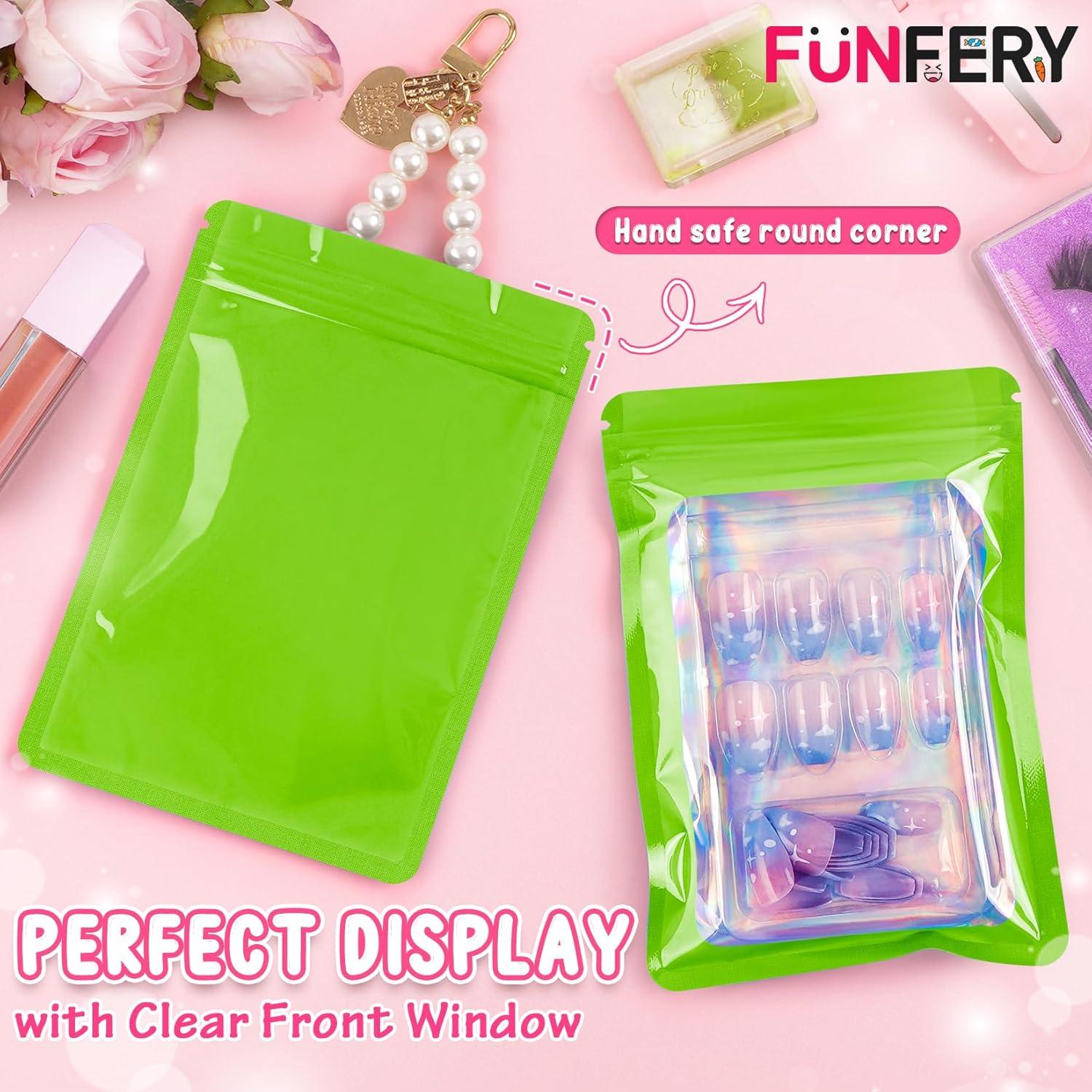 Bolsas Reutilizables Holográficas FUNFERY 100 Unidades 10x15 cm