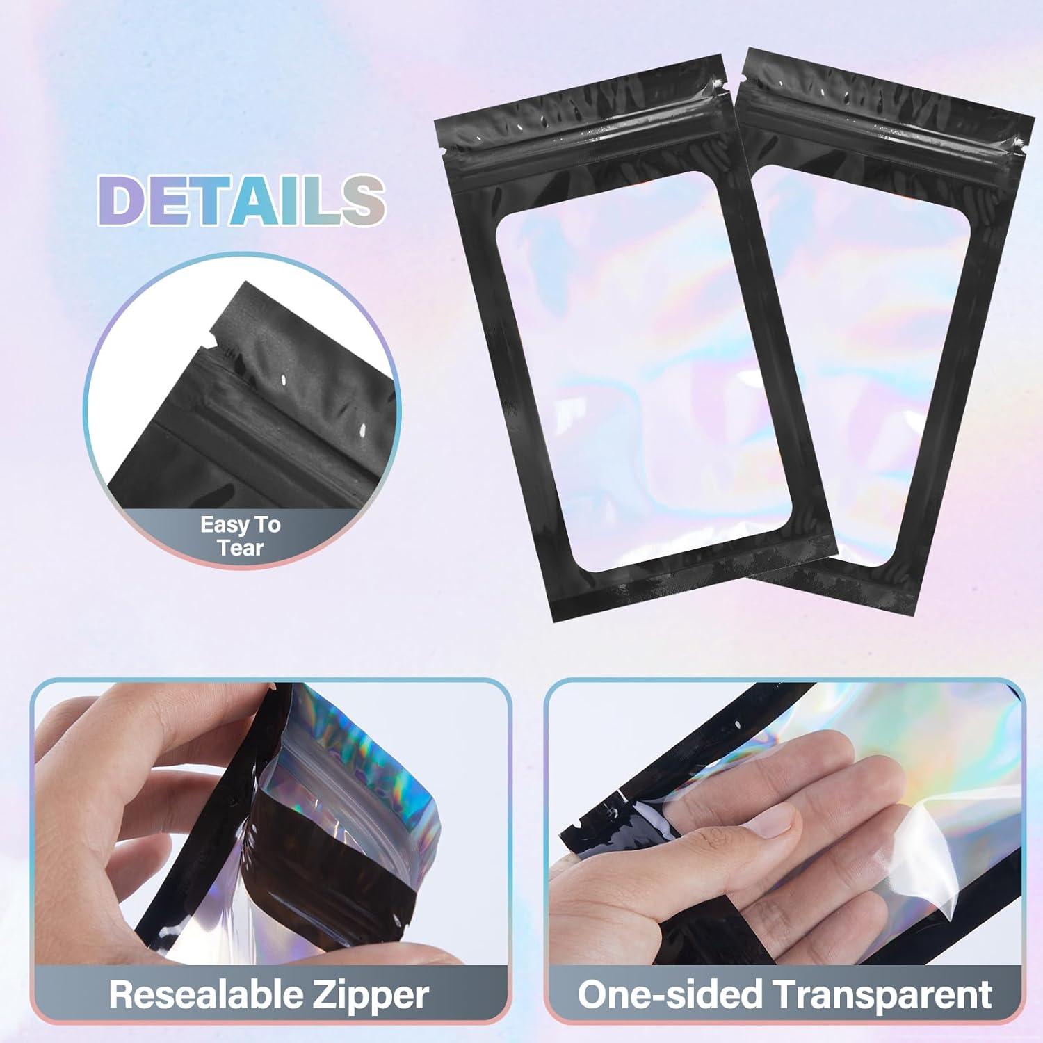 100 Bolsas Reutilizables Holográficas Piadis 10x15 cm