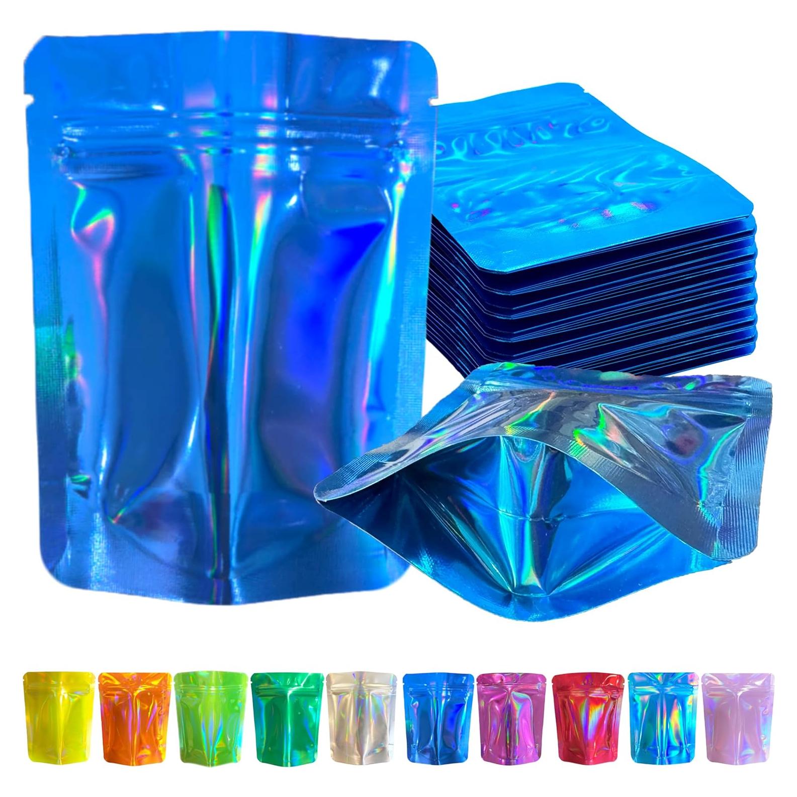 Paquete de 100 Bolsas Mylar YINGZON 15x10 cm Reutilizables