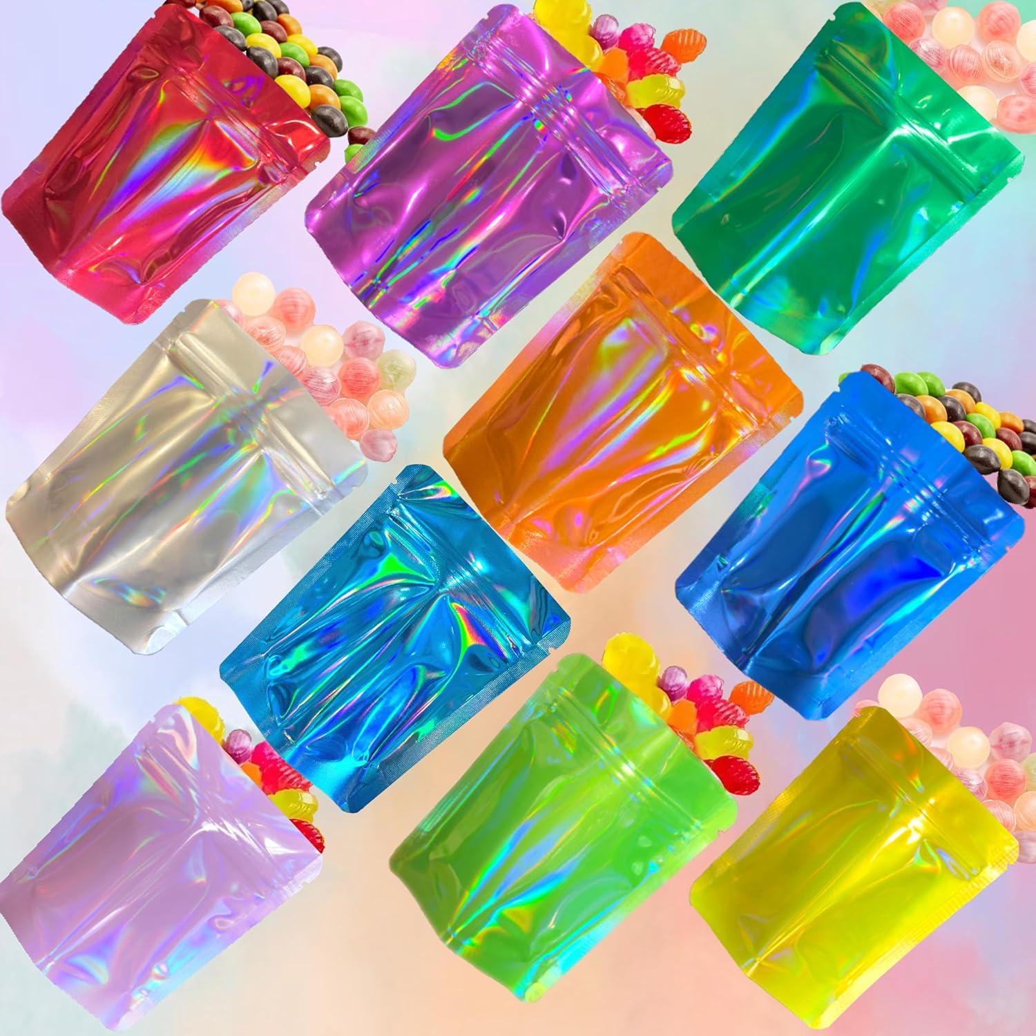 Paquete de 100 Bolsas Mylar YINGZON 15x10 cm Reutilizables