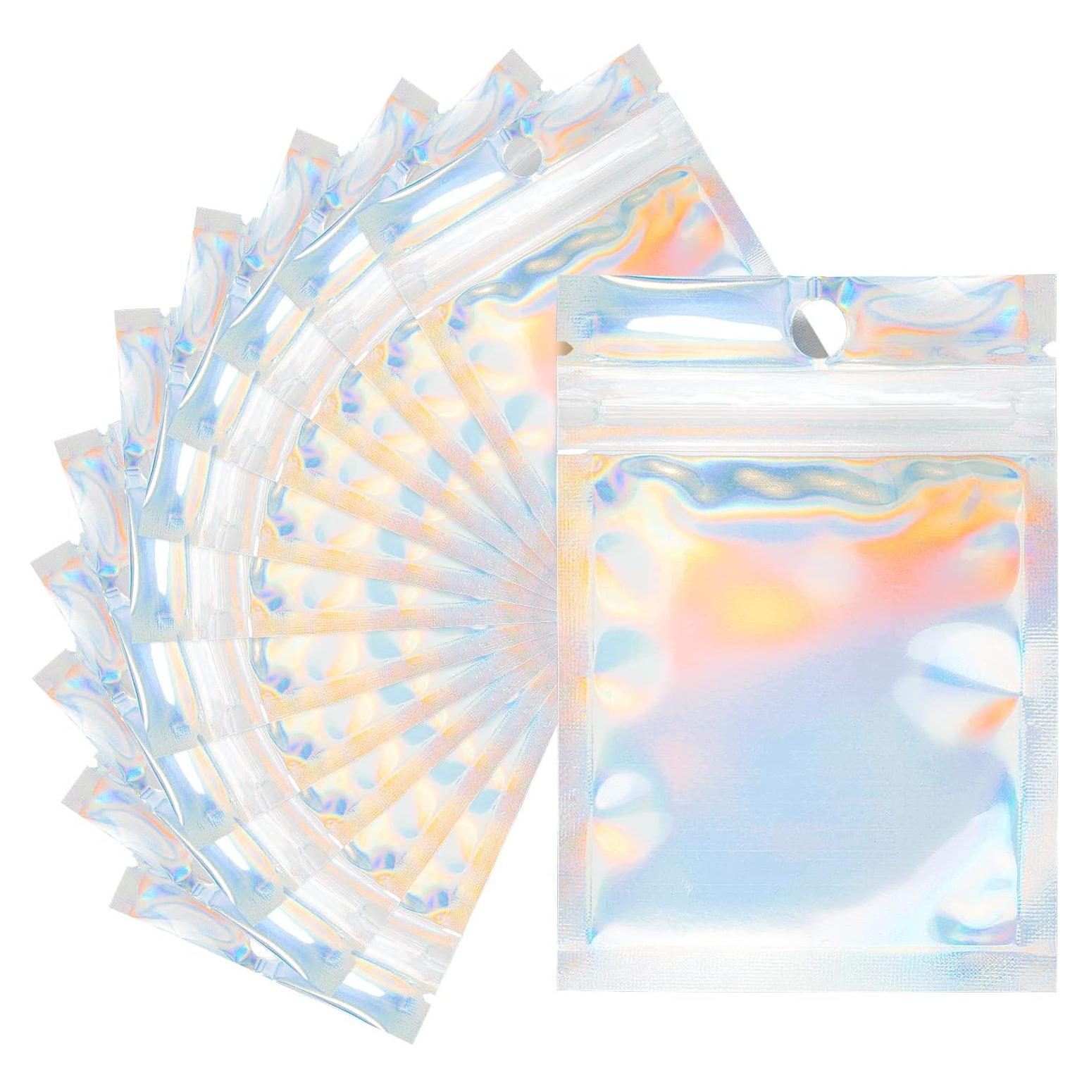 Bolsas Mylar Reutilizables Joycraft 100pcs 9x12cm Holográficas