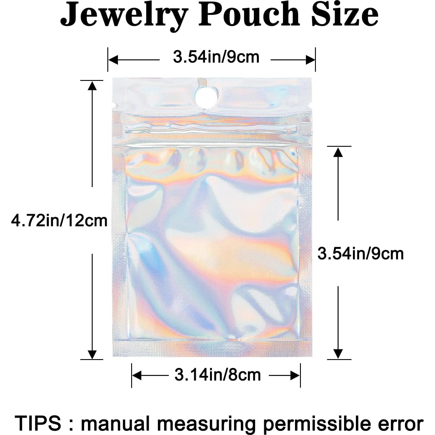 Bolsas Mylar Reutilizables Joycraft 100pcs 9x12cm Holográficas