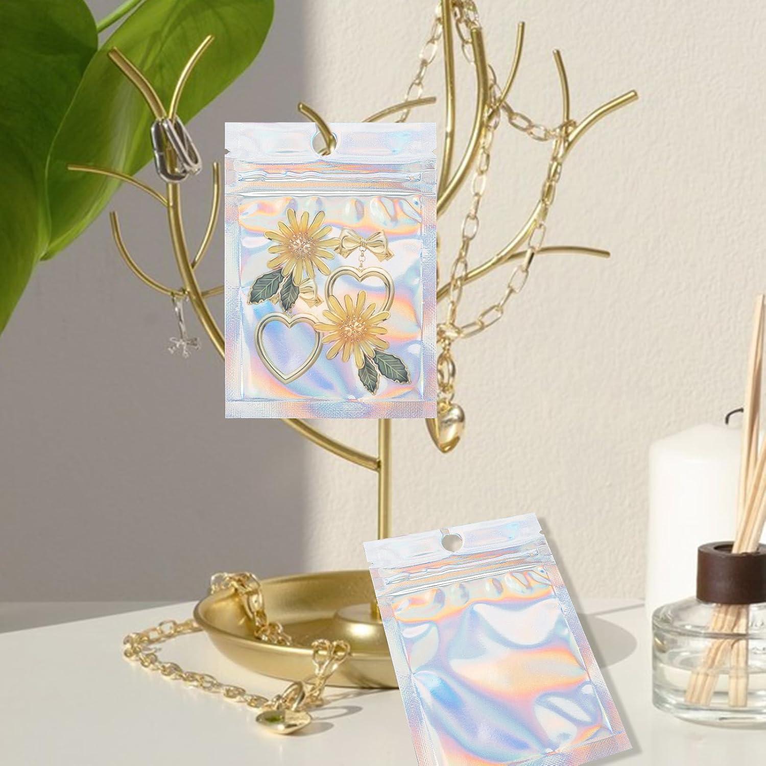 Bolsas Mylar Reutilizables Joycraft 100pcs 9x12cm Holográficas