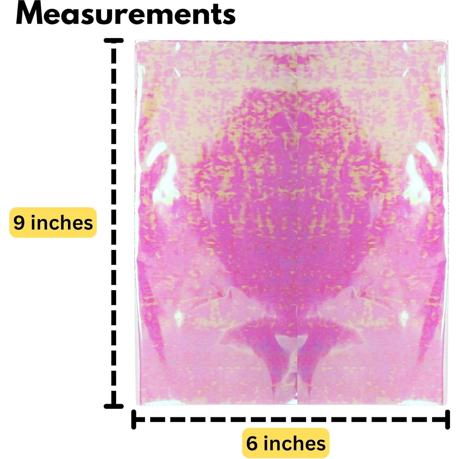 Bolsas de Celofán Iridiscentes Iconikal 100 Unidades 15x22 cm