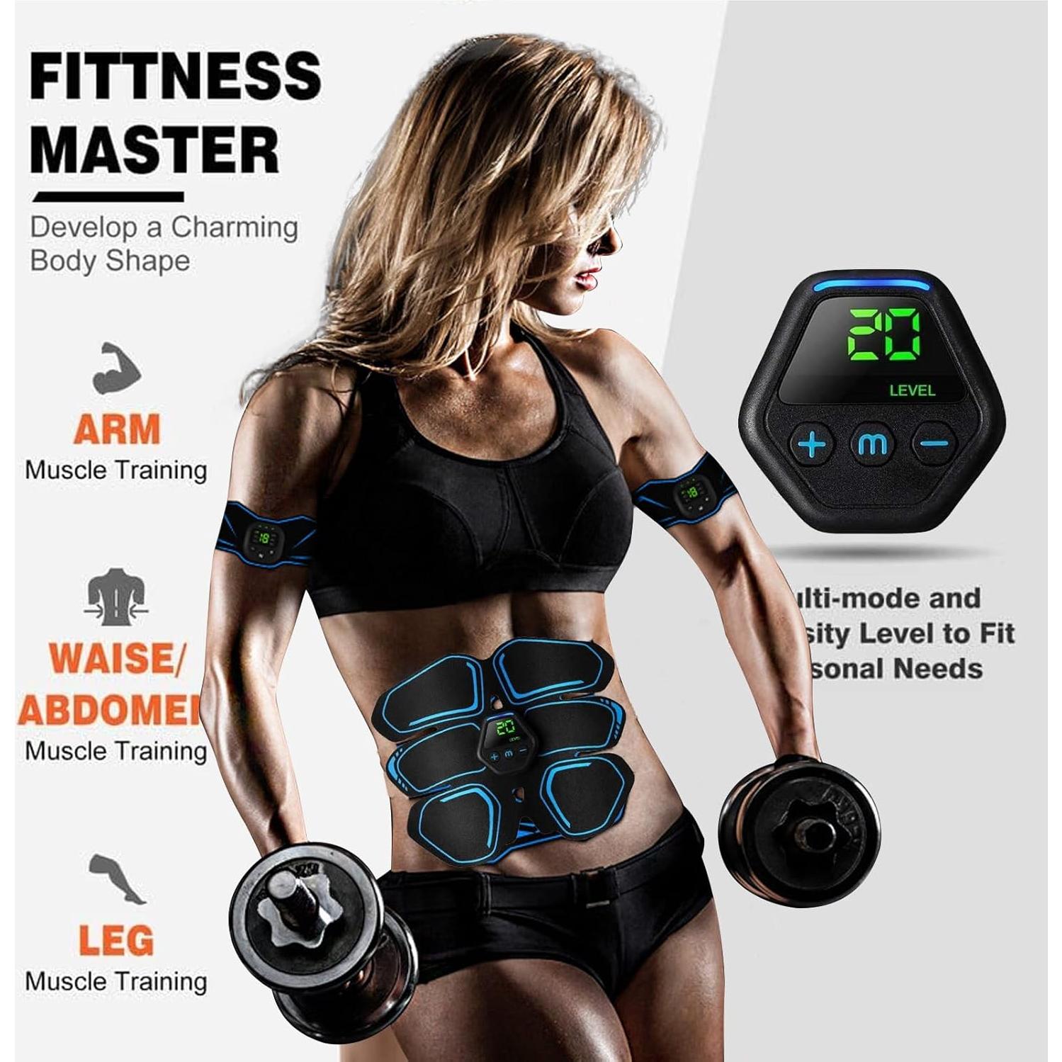 Estimulador Muscular Zomhaos MHD TENS 3 en 1 Abdominales