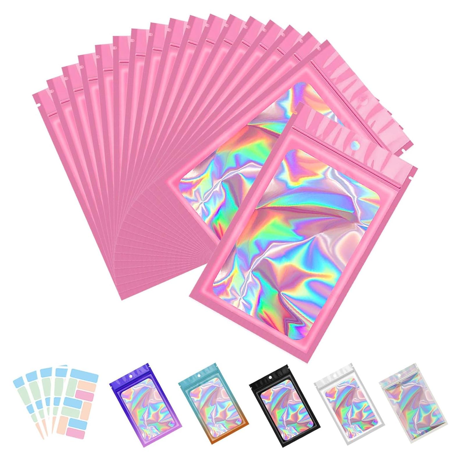 Paquete de 100 Bolsas Mylar Reutilizables MR.KIANGCI 7.6x10.2 cm