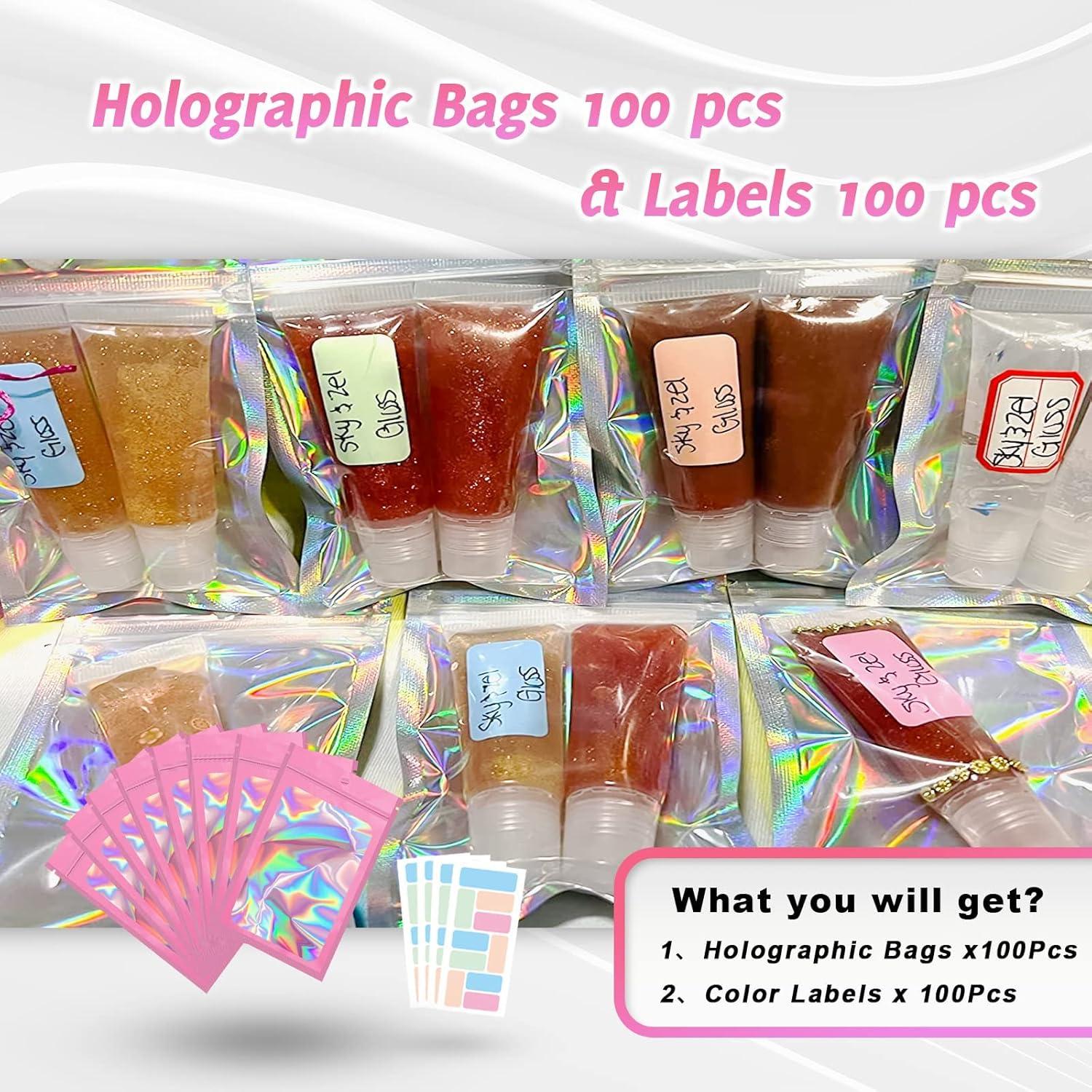 Paquete de 100 Bolsas Mylar Reutilizables MR.KIANGCI 7.6x10.2 cm