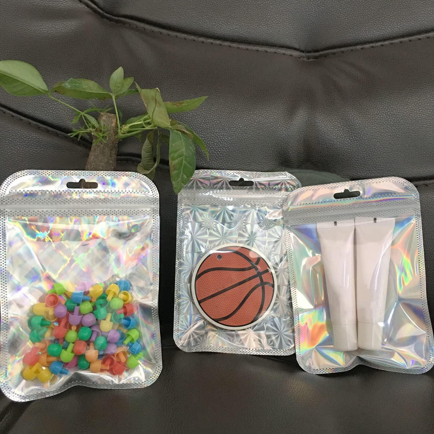 100 Bolsas Holográficas Reutilizables BOBECI 10x15cm