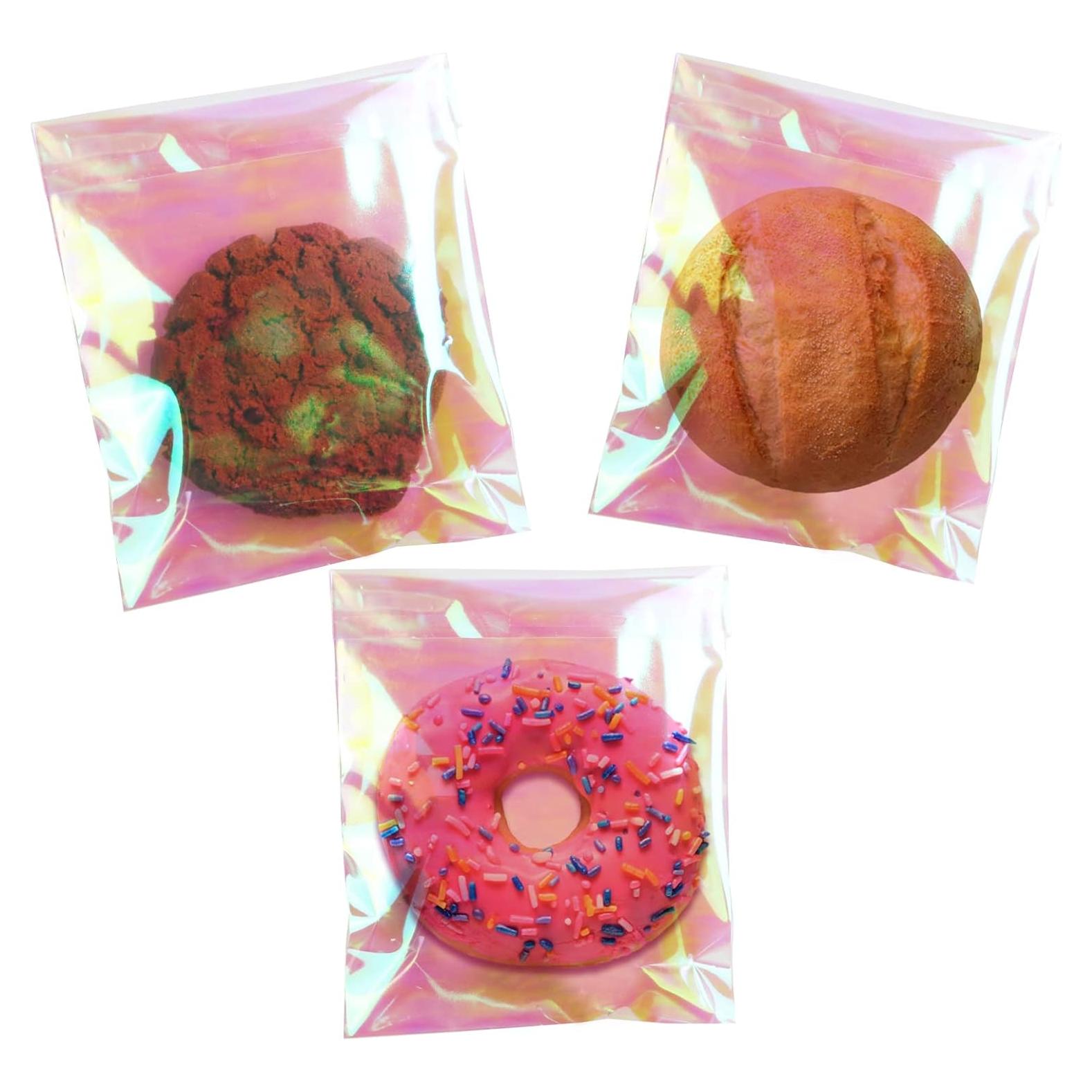 Bolsas de Celofán Autocierre SUREHOME 100 Pcs 12.7x15.2 cm Rosa