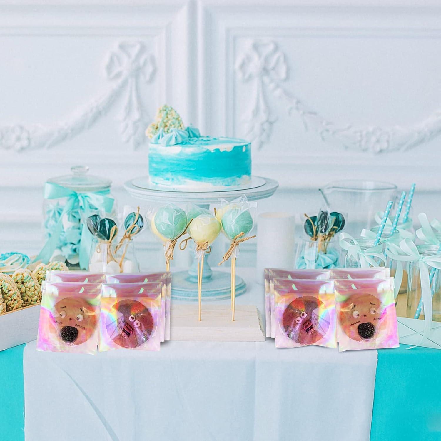 Bolsas de Celofán Autocierre SUREHOME 100 Pcs 12.7x15.2 cm Rosa