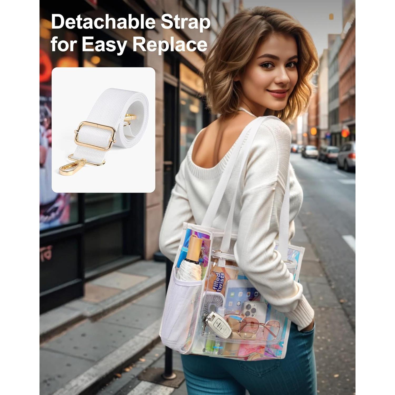 Bolsa Transparente Packism 30x15x30 cm Aprobada para Eventos