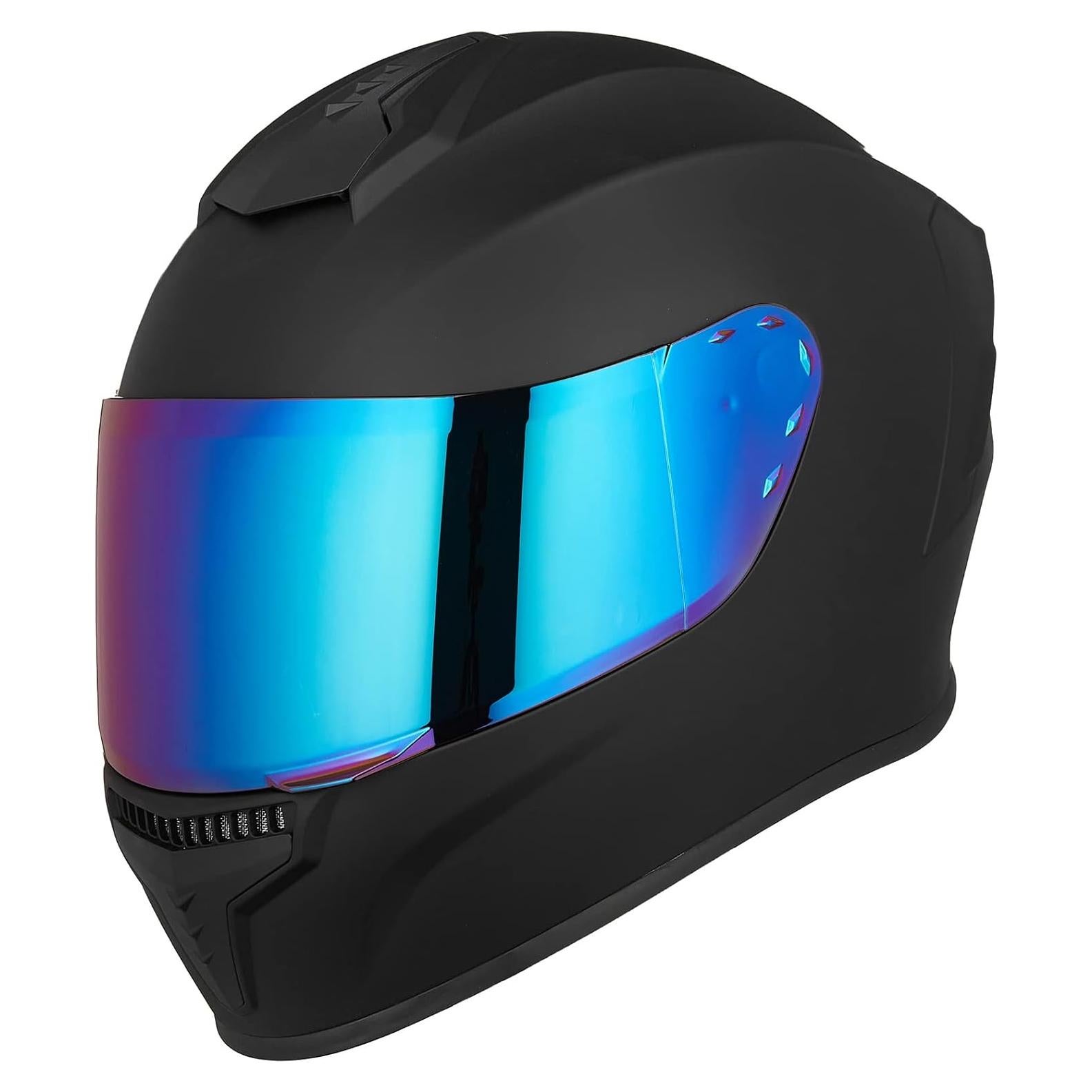 Casco Integral AUBOA MD-813 Negro Brillante 1.45 kg