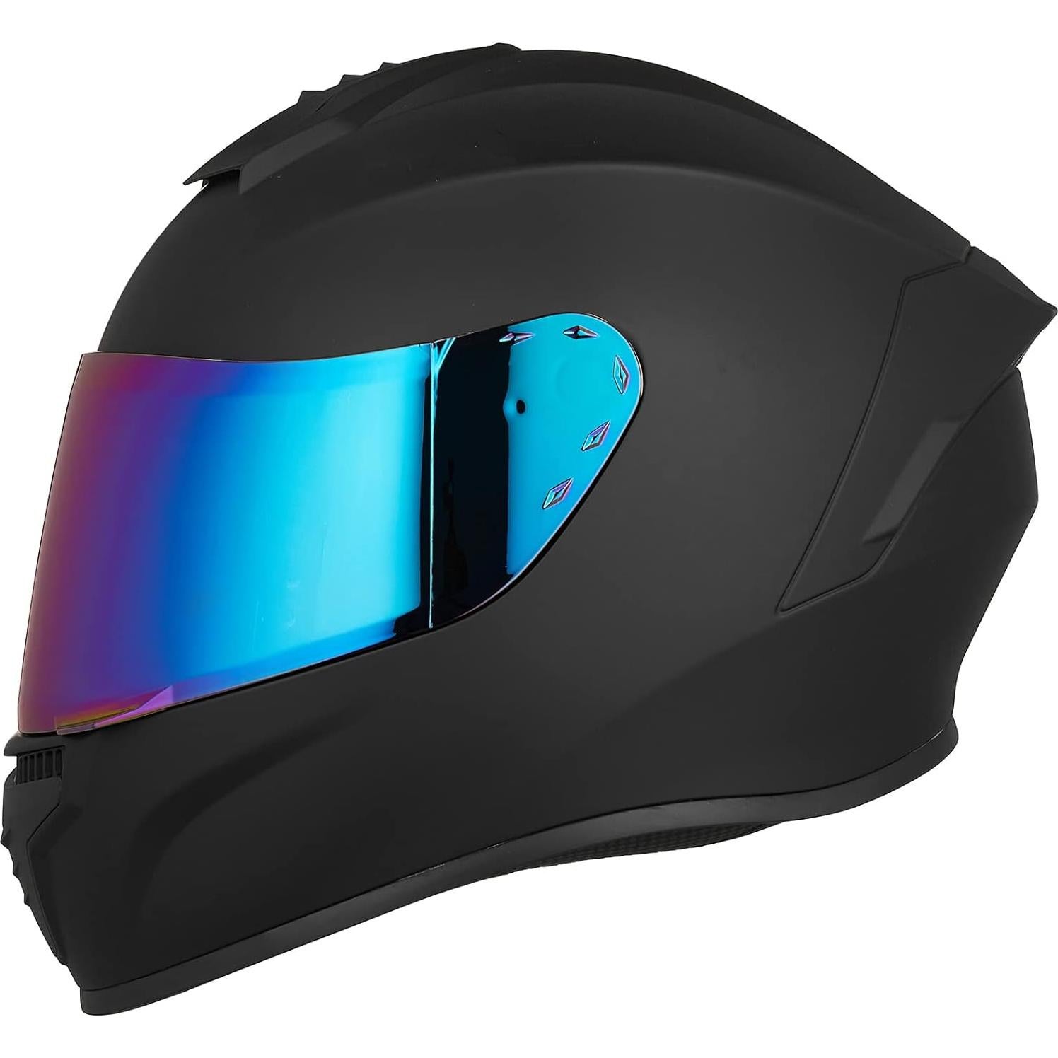 Casco Integral AUBOA MD-813 Negro Brillante 1.45 kg