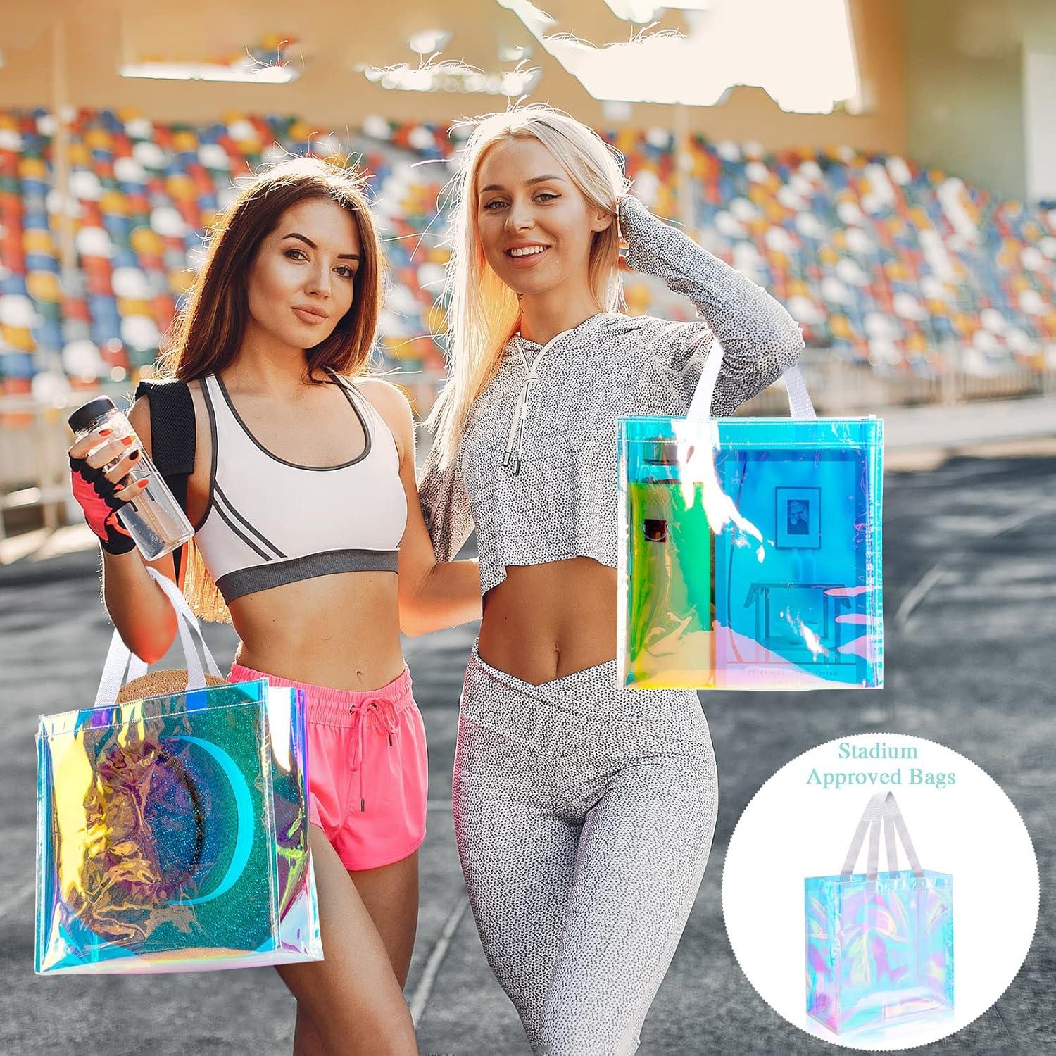 Bolsa Tote Transparente Eccliy 30 Pack 30x30x15 cm PVC