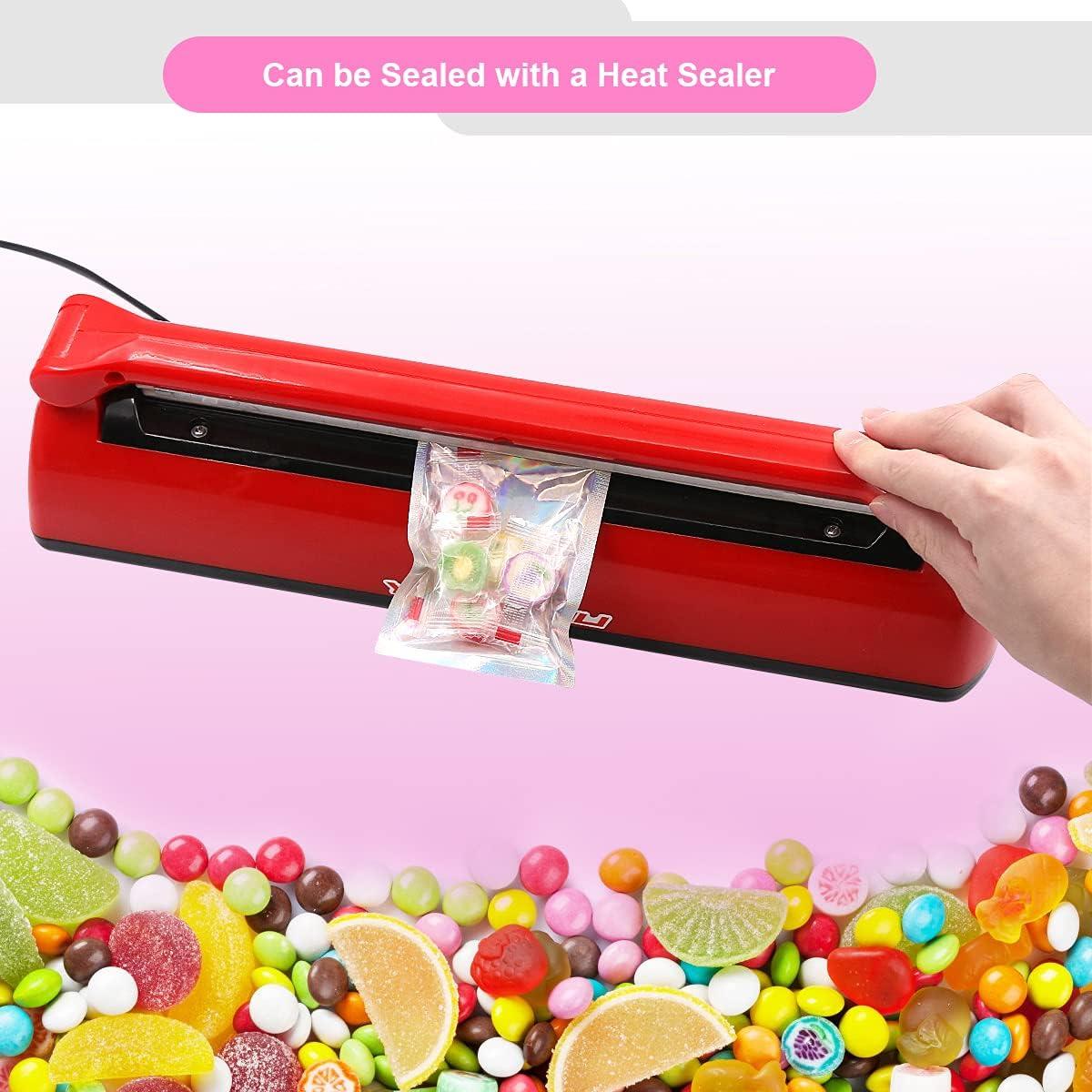 Bolsas Reutilizables Mylar 100 Pcs SumDirect 8x13 cm Holográfico