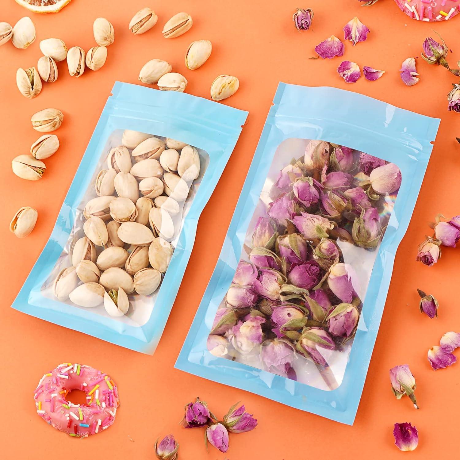 Bolsas Reutilizables JTIEO 50 Pcs 6.1x9.9cm Holográficas