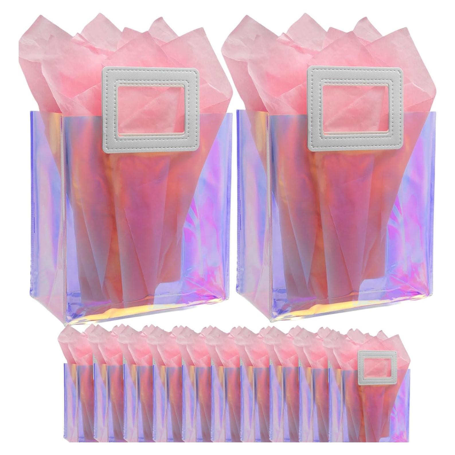 Bolsas de Regalo Holográficas Caleihd 12PCS 20.1x18cm