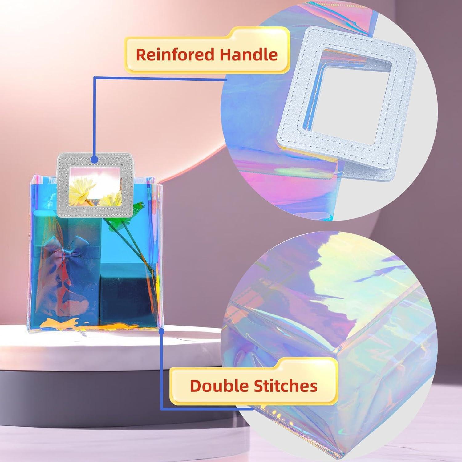 Bolsas de Regalo Holográficas Caleihd 12PCS 20.1x18cm