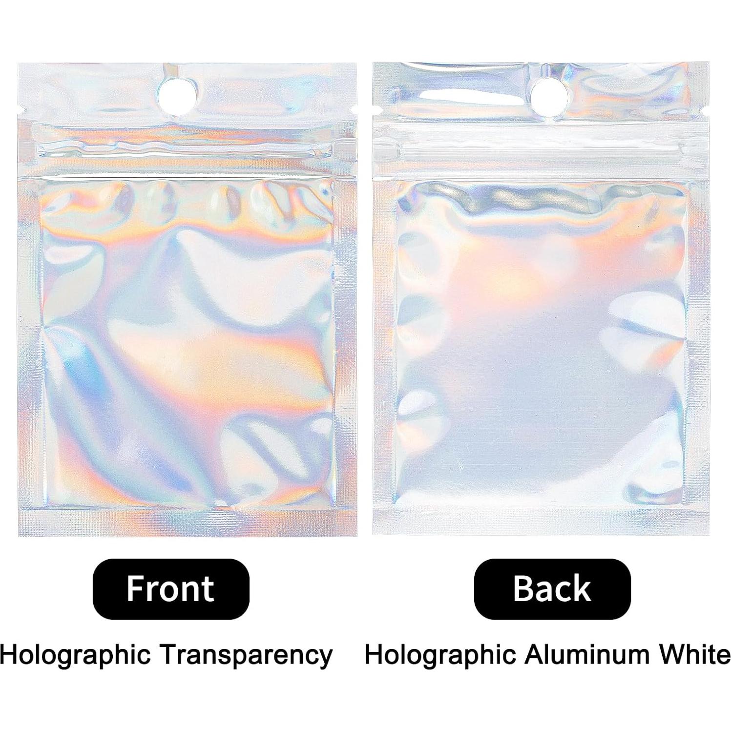 Bolsas Mylar Holográficas 100 Pcs Joycraft 7x10 cm Reutilizables